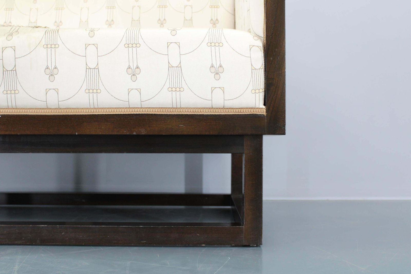 Josef Hoffmann "Cabinet" Sofa By Wittmann, Austria photo vintage