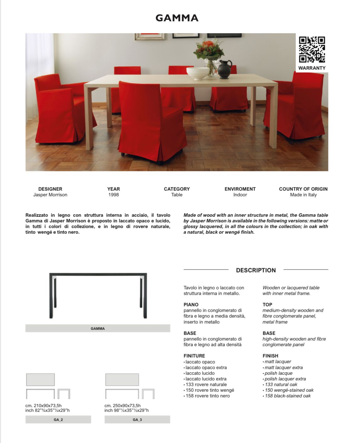 Rare Cappellini 250x90x75 Gamma Extra Long Dining Table By Jasper Morrison In Glossy/Polished Beige Lacquer (1998) photo furniture