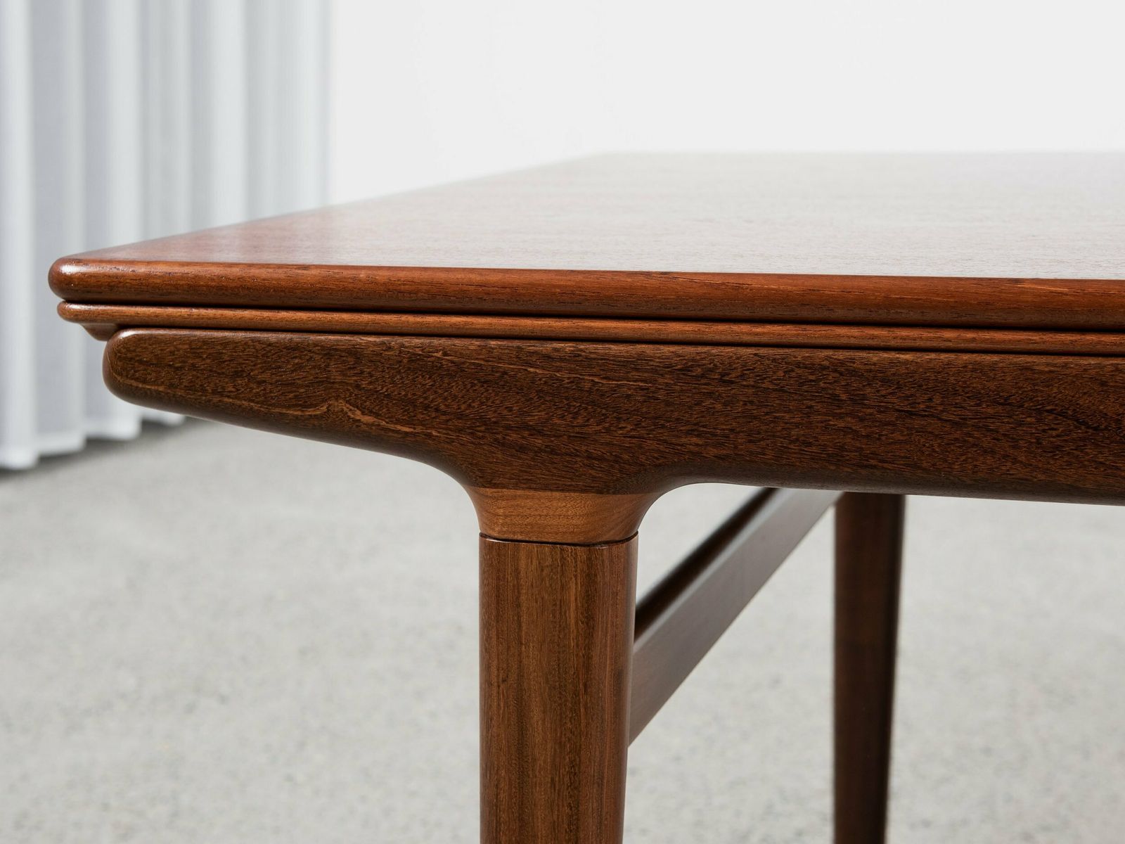 Midcentury Rectangular Extendable Dining Table In Teak By Johannes Andersen For Uldum 1960s photo 4512.0