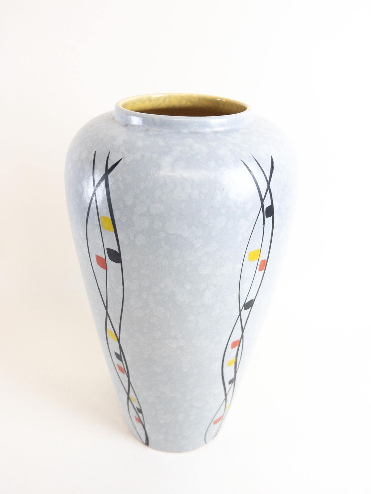 photo furniture Xl Scheurich Keramik Floor Vase 517 38   West German Pottery Floor Vase   Mid Century Ceramic Floor Vase   Grey Minimal Decor