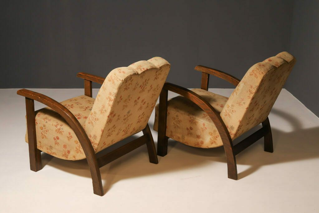 Pair Of Art Deco Armchairs, 1930´S, Central Europe photo for sale