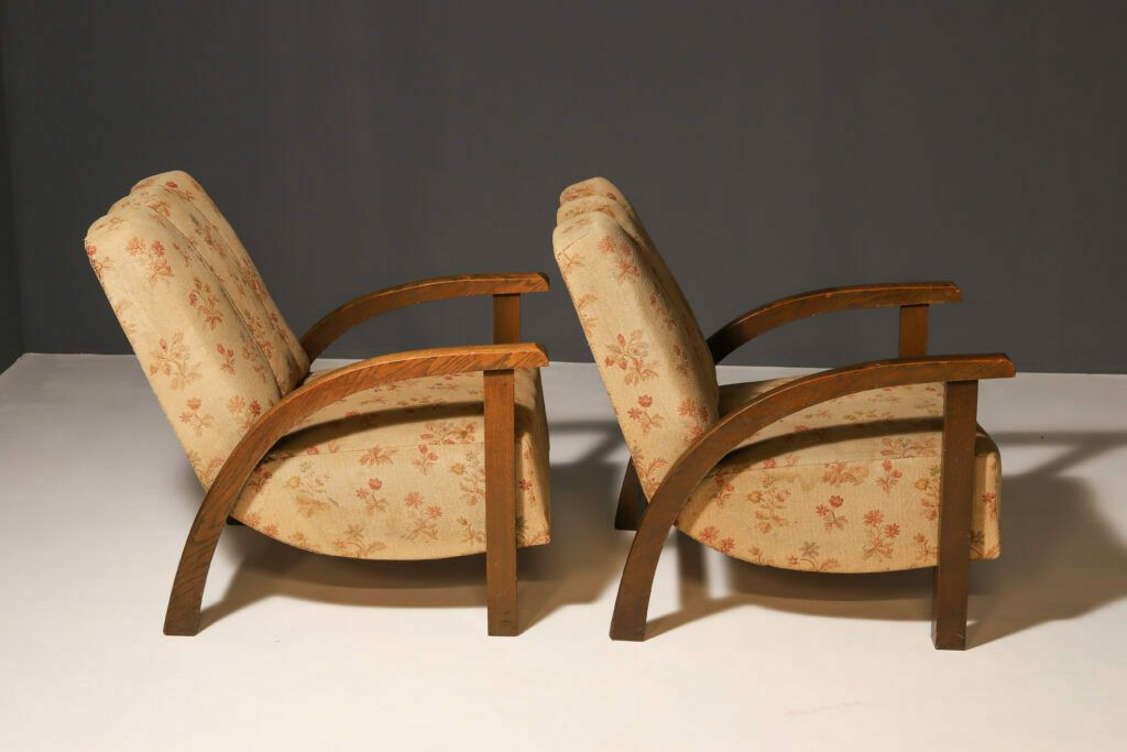 Pair Of Art Deco Armchairs, 1930´S, Central Europe photo vinterior