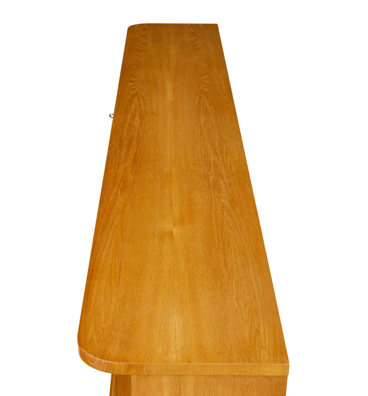 Swedish Mid Century Elm Low Open Bookcase photo Furniture