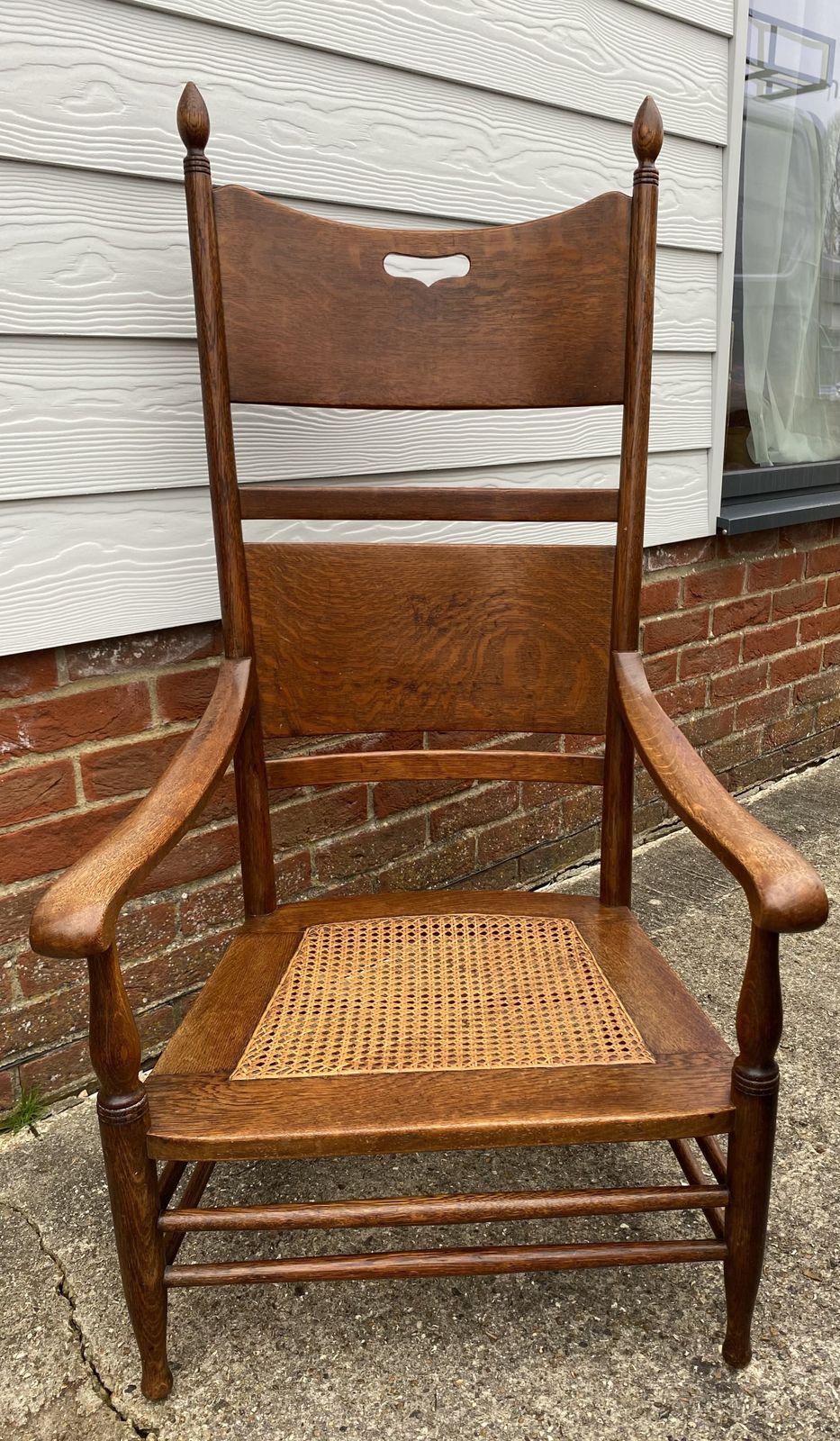 Beautiful Arts And Crafts Chair Attributed To William Birch photo vintage