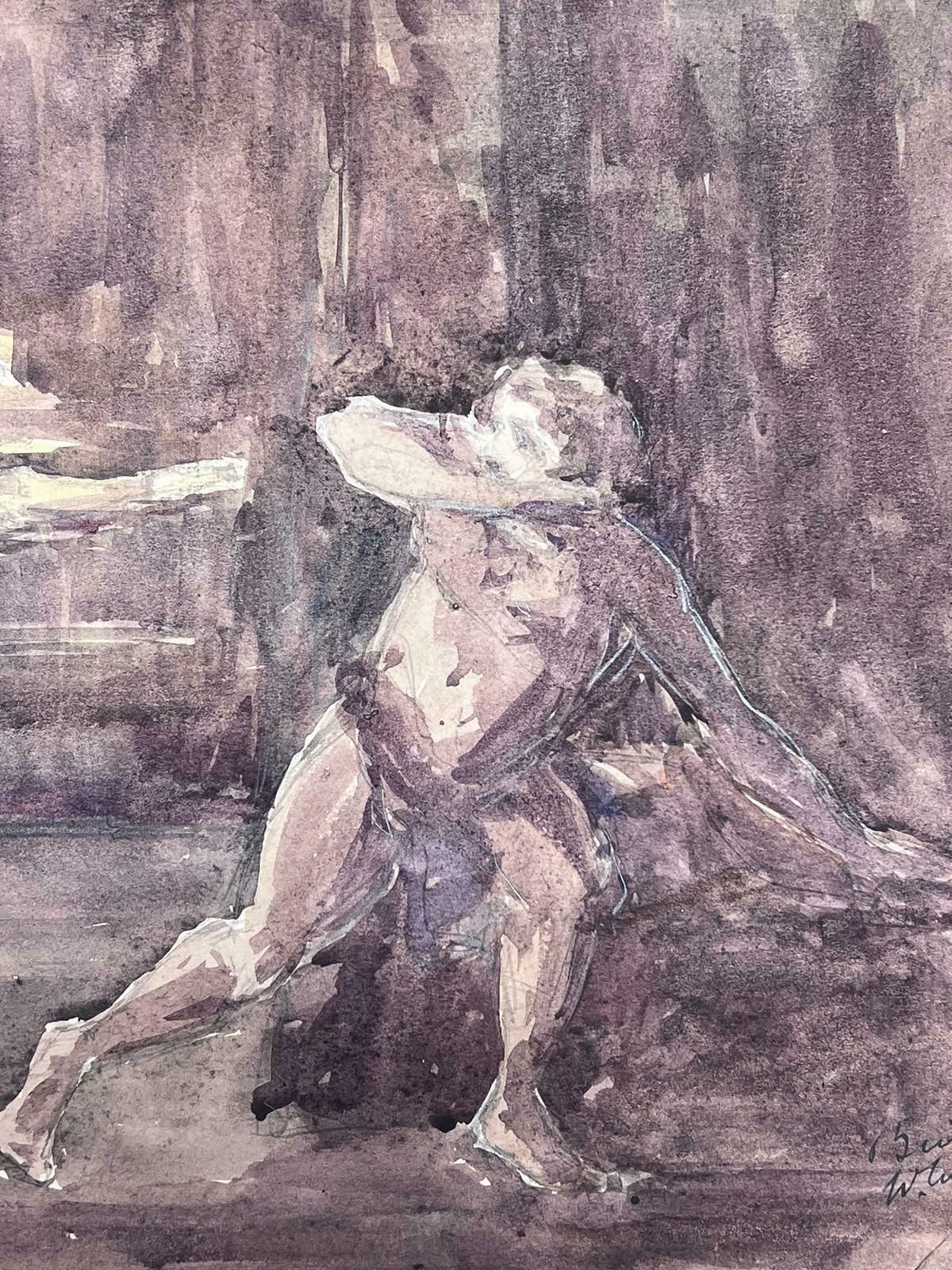 Louise Alix1930's French Impressionist Nude Figure In Woods Haunted By His Eye 1930's photo 402.0