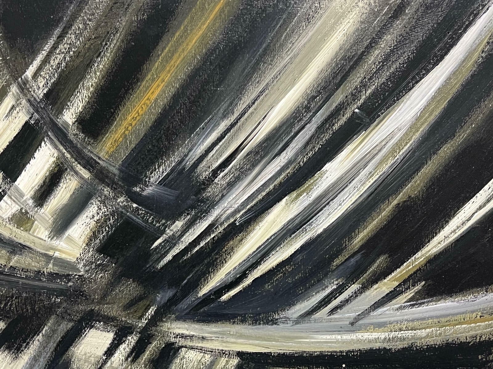 Gerard Guegueniatfrench Abstract Expressionist Signed Oil Large Original 20th Century Composition photo for sale