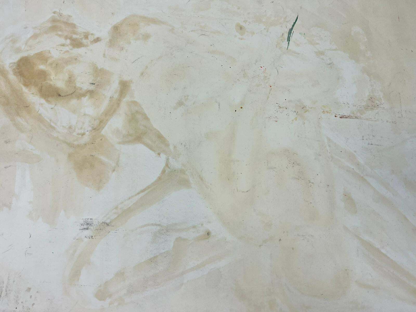 photo furniture French Modernistreclining Nude Lady Model 1970's French Modernist Painting Provence Collection1970's