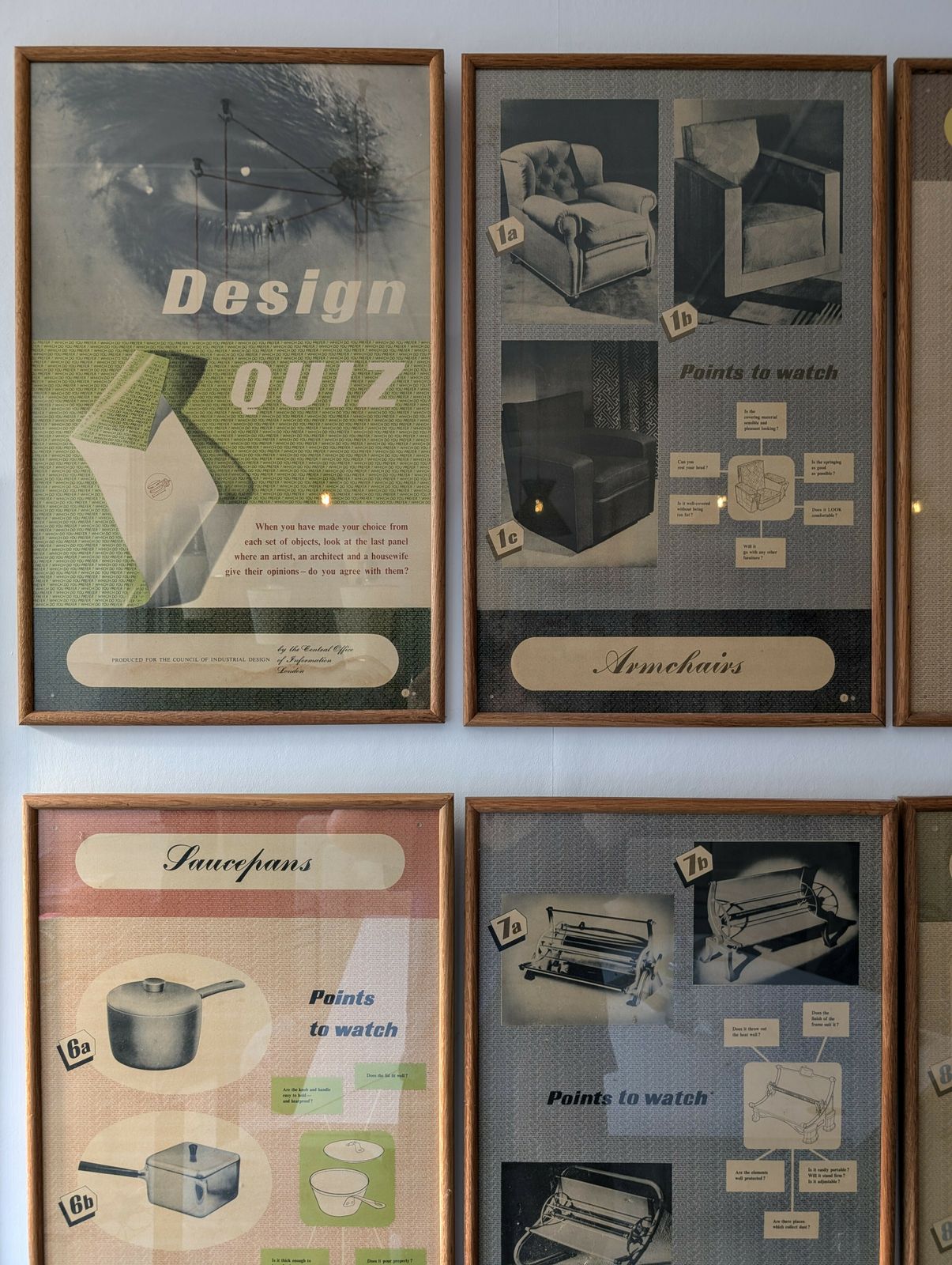 Set Of 12 Vintage Post War British Design Posters By Council Of Ind Design 1940s photo vinterior