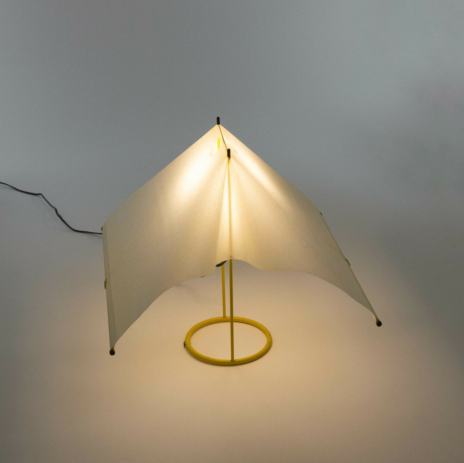 Pair Of Le Falene Table Lamps By Piero De Martini For Arteluce, 1980s photo Lighting