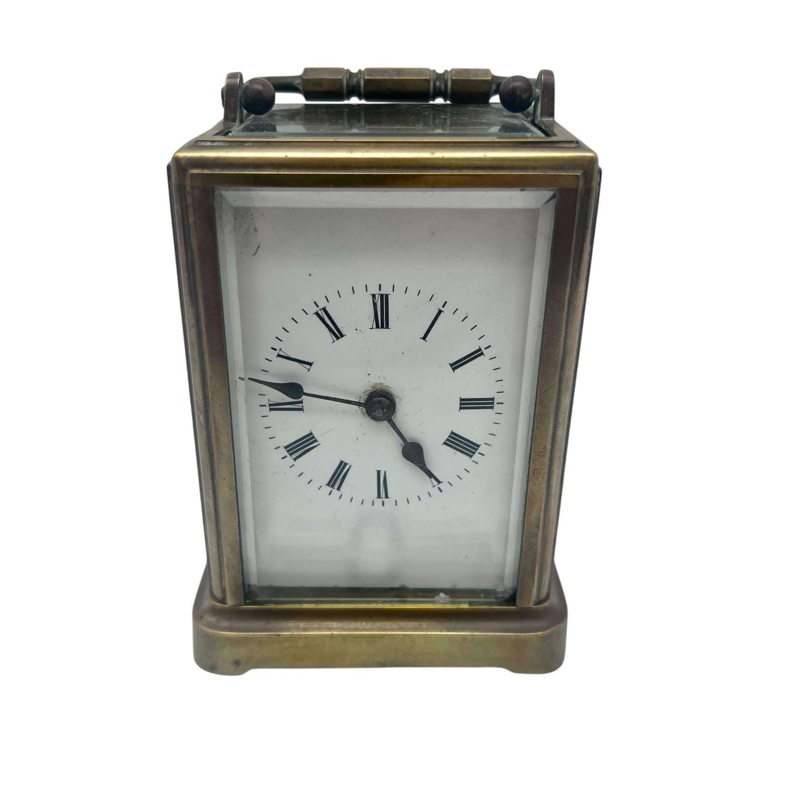 Antique French Brass H Acier Paris Carriage Clock   Home Decor