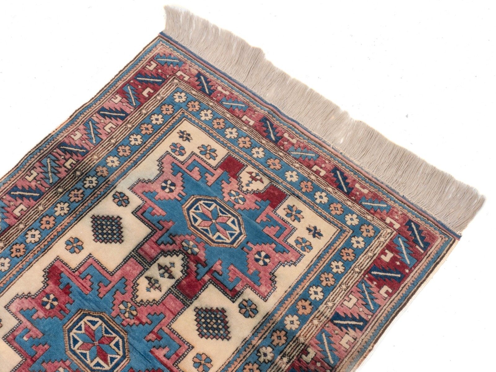 Kars Kazak Turkish Anatolian Rug 6'4"X3'6" (194x107cm Carpet) photo vinterior