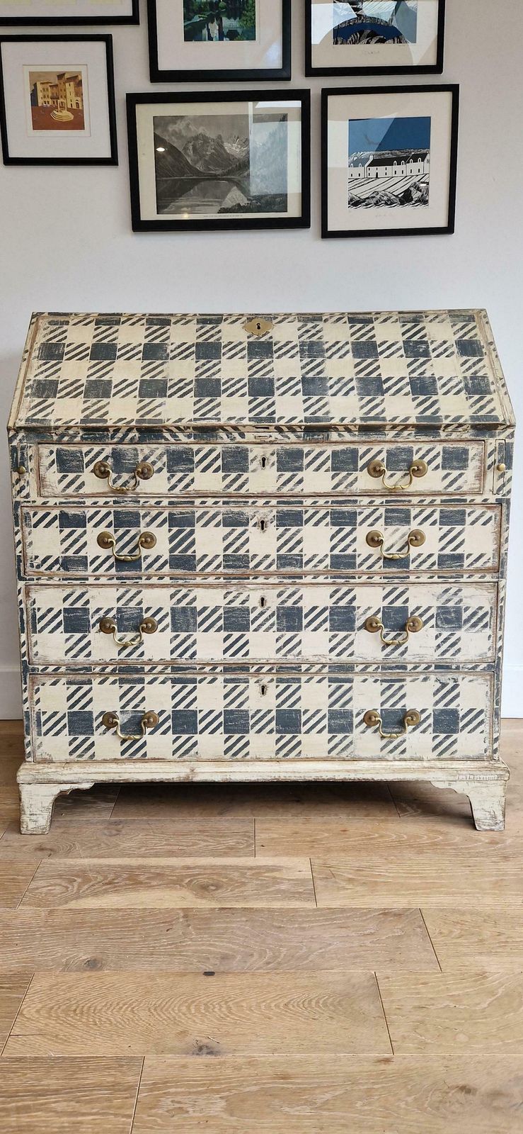 Painted Antique 19th Century Bureau photo vinterior