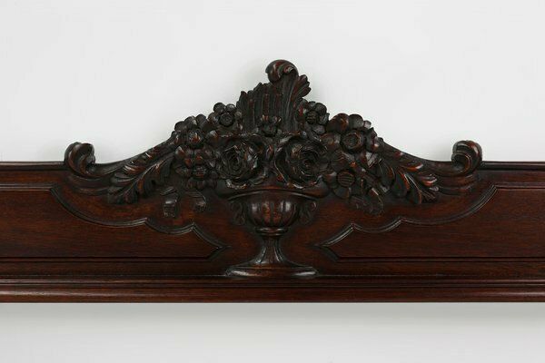 Antique Sculpted Oak Frieze Or Wall Ornament, France, 1900s photo for sale