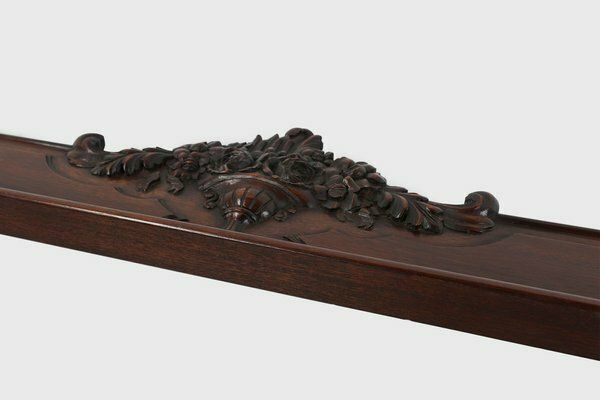 photo for sale Antique Sculpted Oak Frieze Or Wall Ornament, France, 1900s