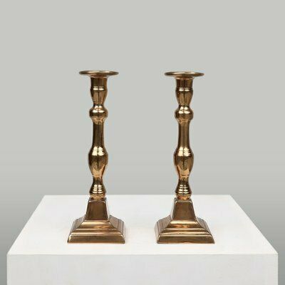 French Candlesticks In Bronze, 1890s, Set Of 2