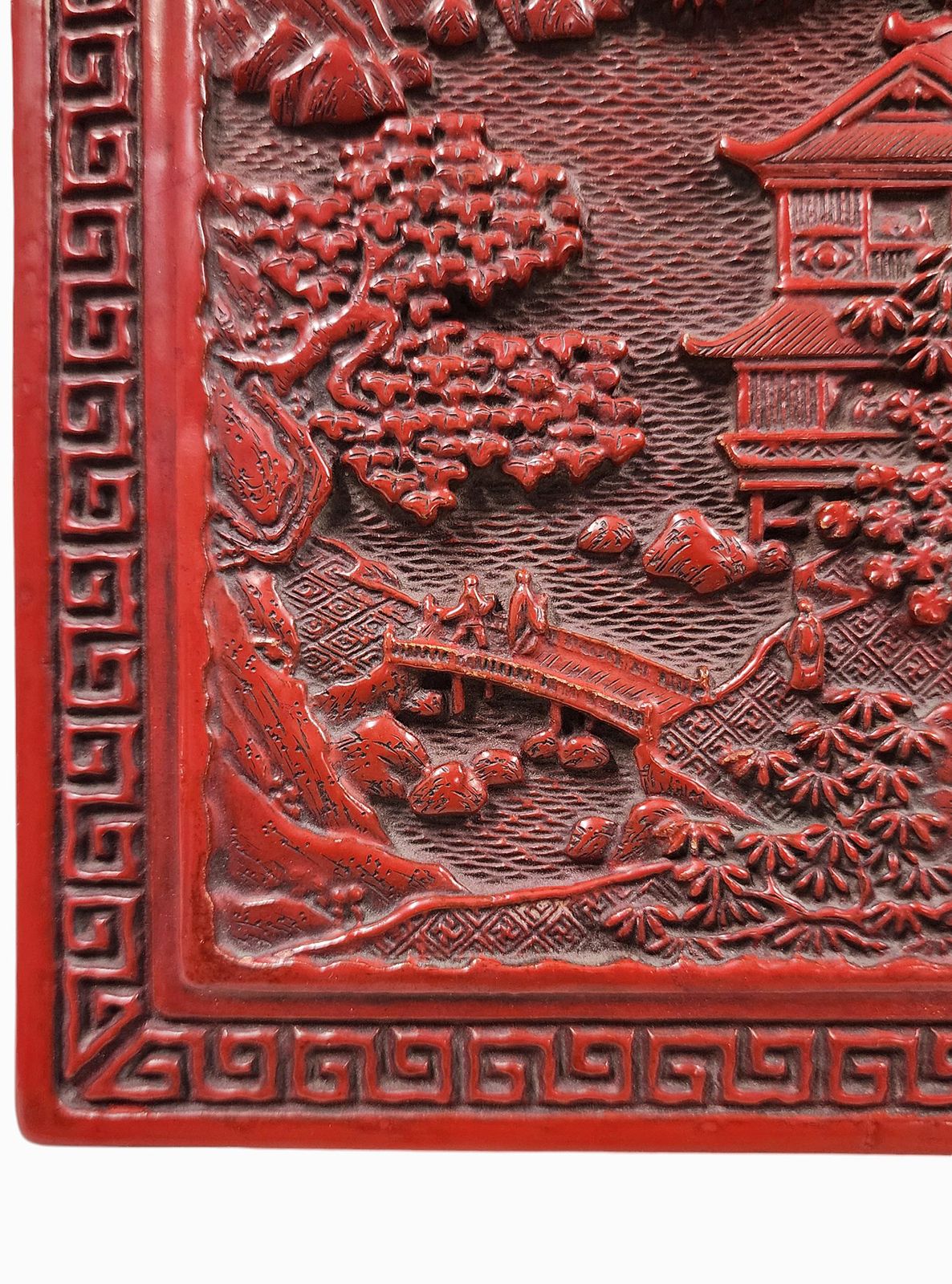 Late 19th Century Qing Lacquer And Hand Carved Varnished Wood Decorative Box, China photo furniture