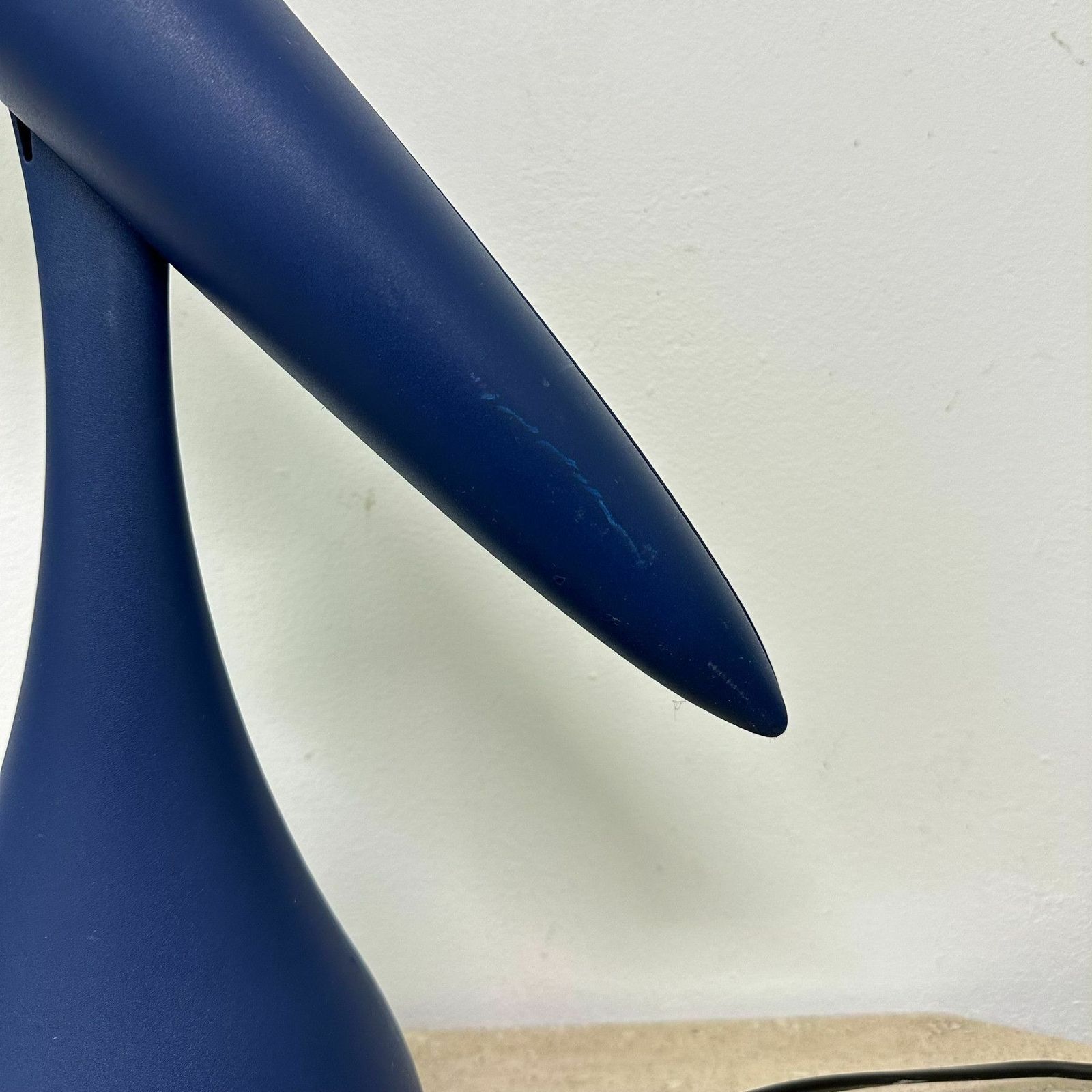 Postmodern Heron Blue Lamp By Isao Hosoe For Luxo, 1980’s photo for sale