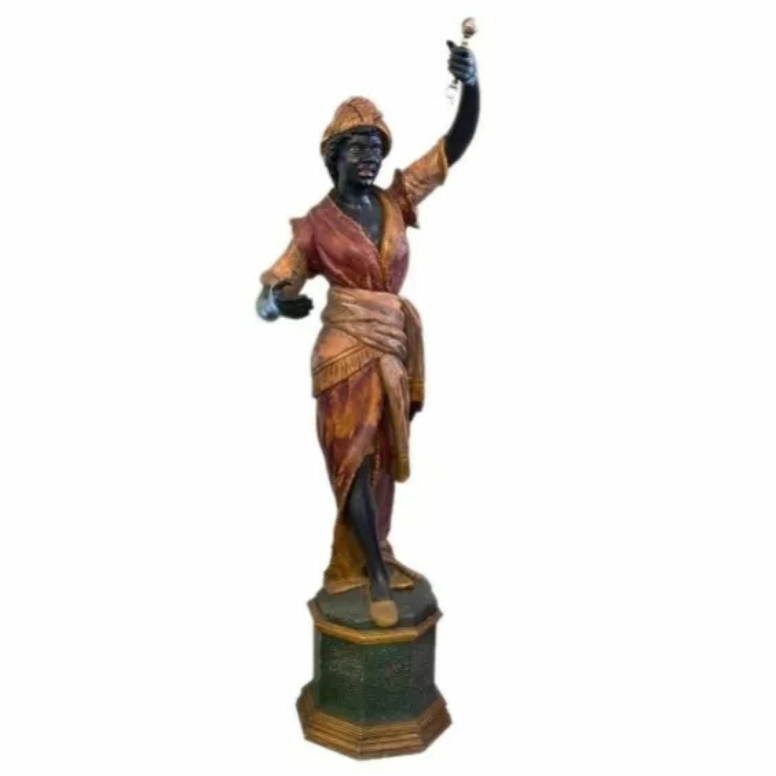 Sculptures Of Maura., 1800s, Antique photo furniture