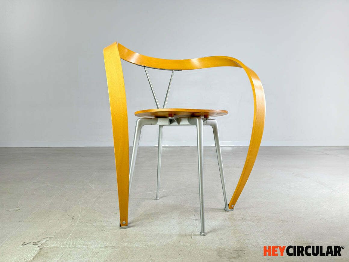 photo vinterior Original Set Of 4 Reverse Chairs Cassina Andrea Branzi