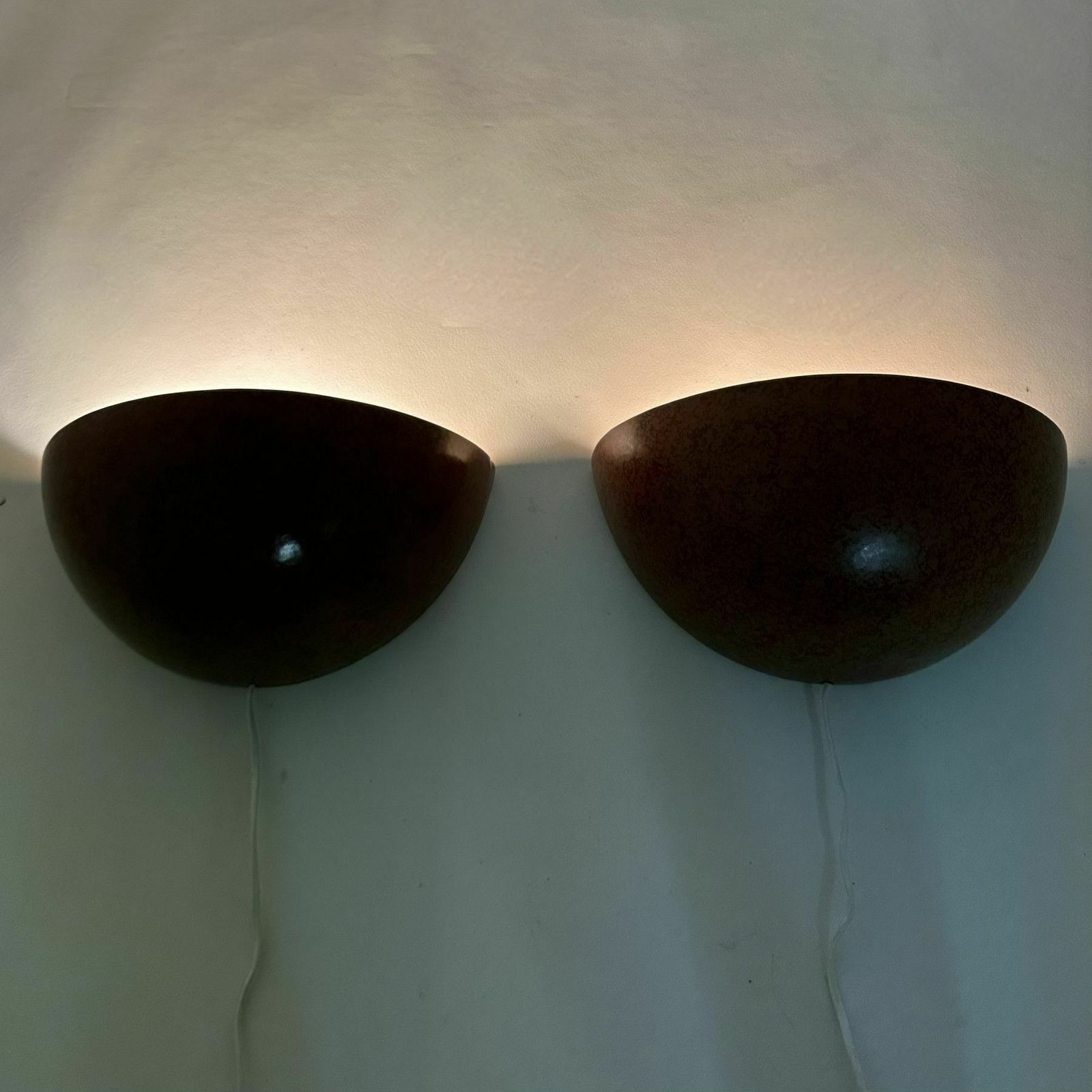 Set Of 2 Ceramic Wall Lights Sconce , 1970s photo for sale