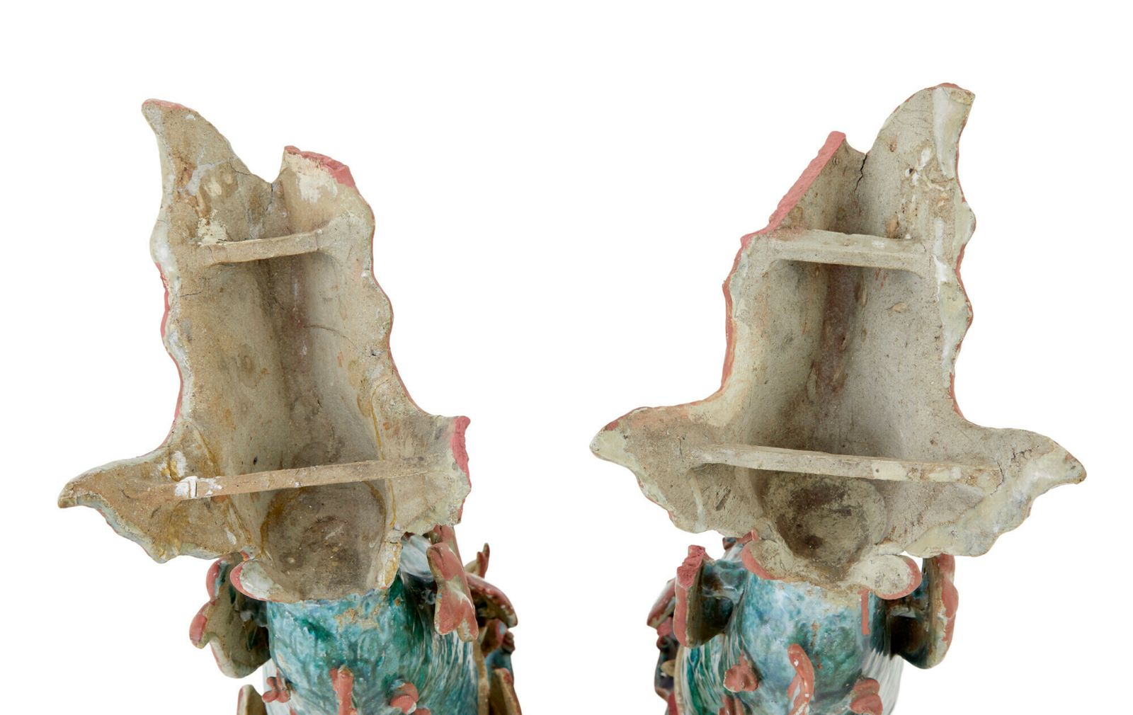 Pair Of 19th Century Japanese Ceramic Shachikoko Roof Ornaments photo vinterior