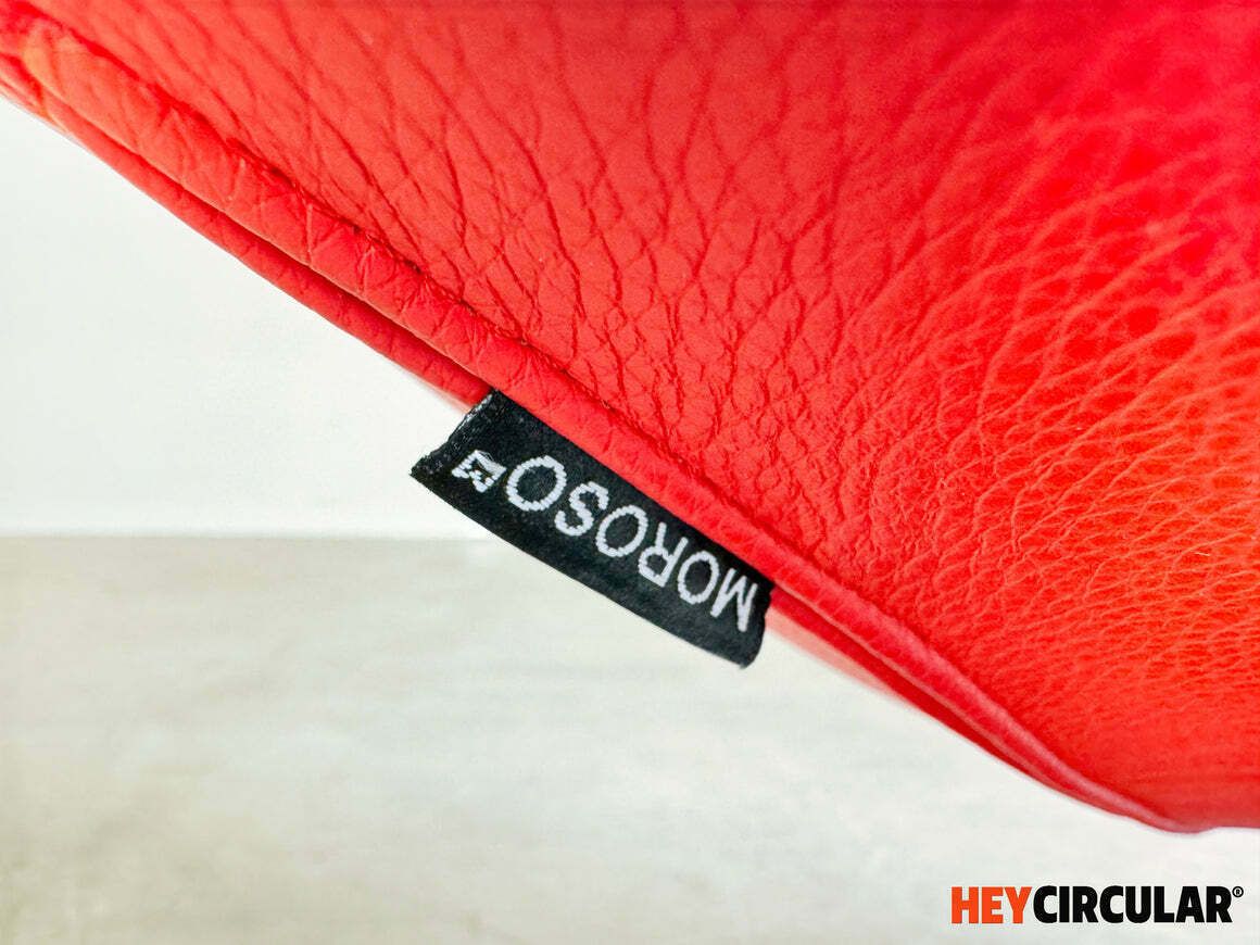photo for sale Original Moroso Armchair Leather Red Patricia Urquiola Swivel II