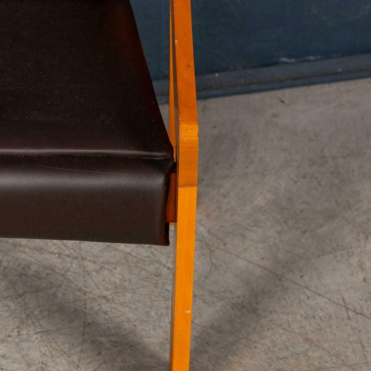photo for sale 20th Century Italian Pair Of Children's Bauhaus Style Armchairs C.1980