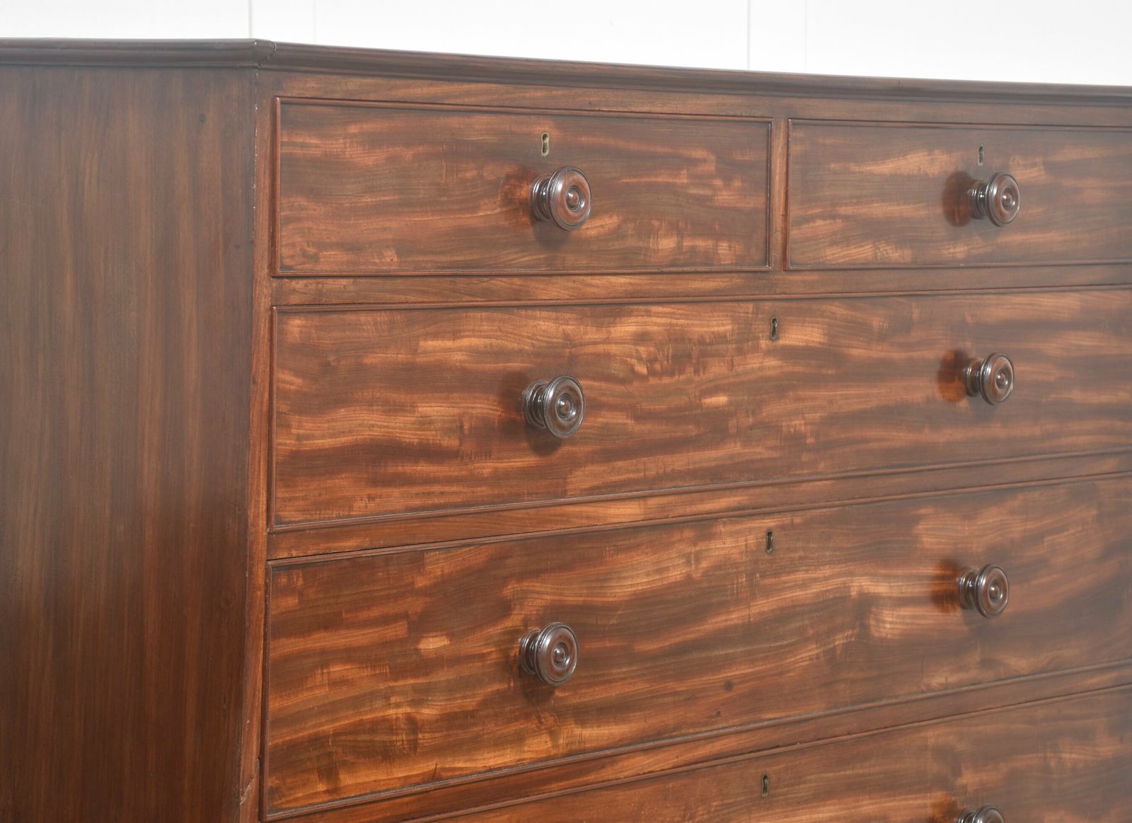 Tall Mahogany Chest Of Drawers photo vintage