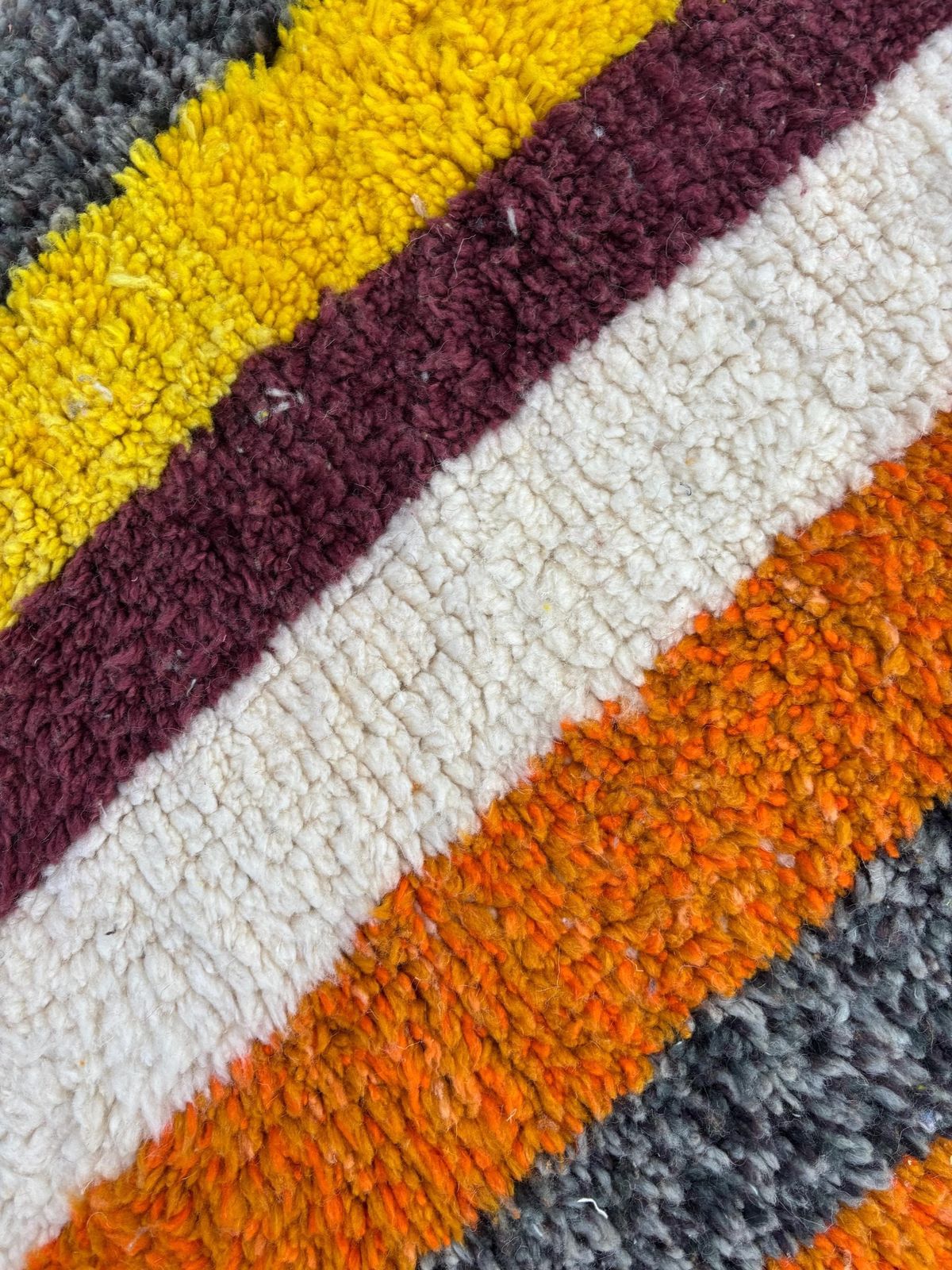 Modern Colorful Moroccan Rug 200x300 Cm , Authentic Moroccan Rug, Berber Carpet, Genuine Wool Rug, Handmade Rug, Beige Berber Area Rug photo 848.0