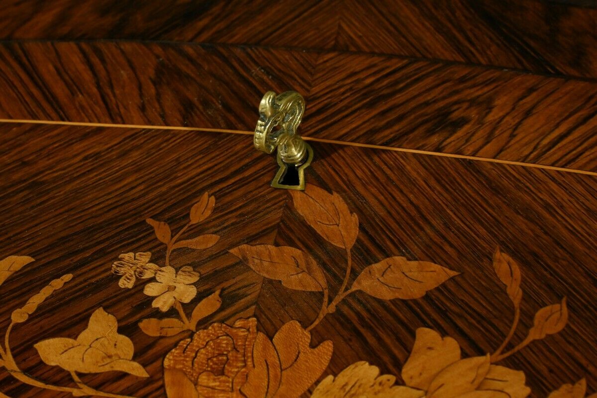 Furniture Small Rosewood Lady's Desk, Louis XV Style – Part 2 Of The 19th Century photo