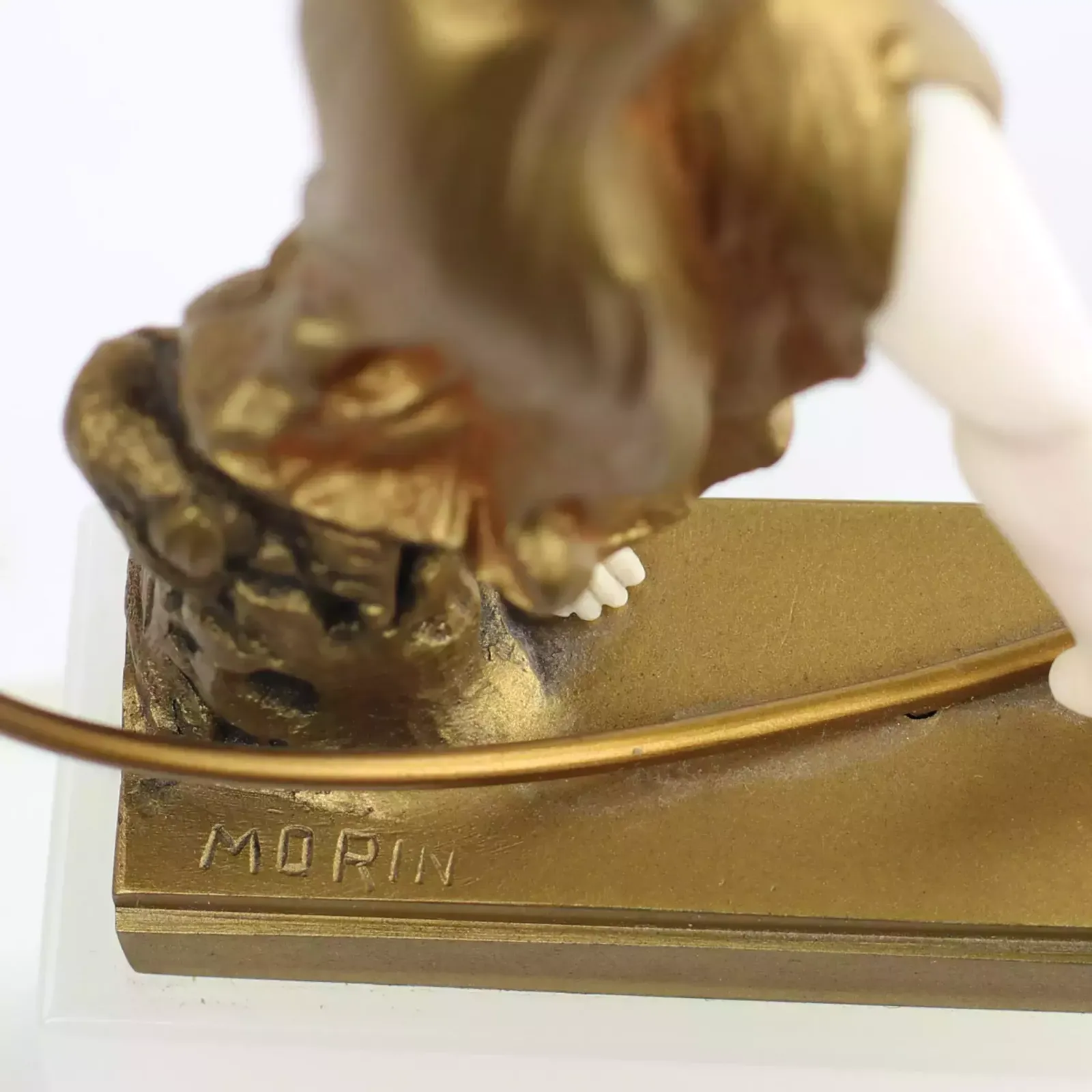 Bronze Figure Of A Woman With A Hoop, 1920. Georges Morin (1874 1950) photo 4658.0