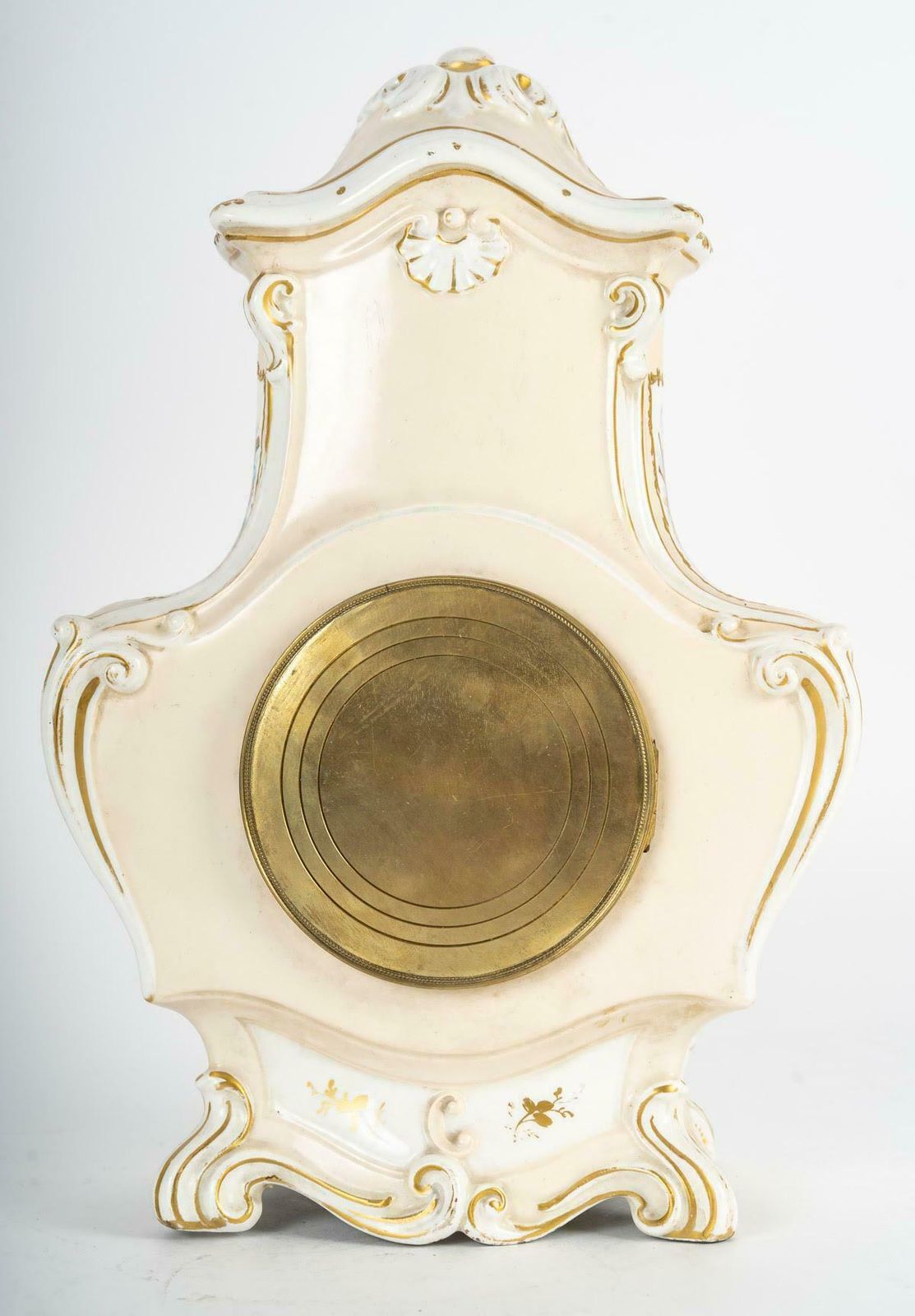 19th Century Porcelain Clock, Napoleon III Period. photo vinterior