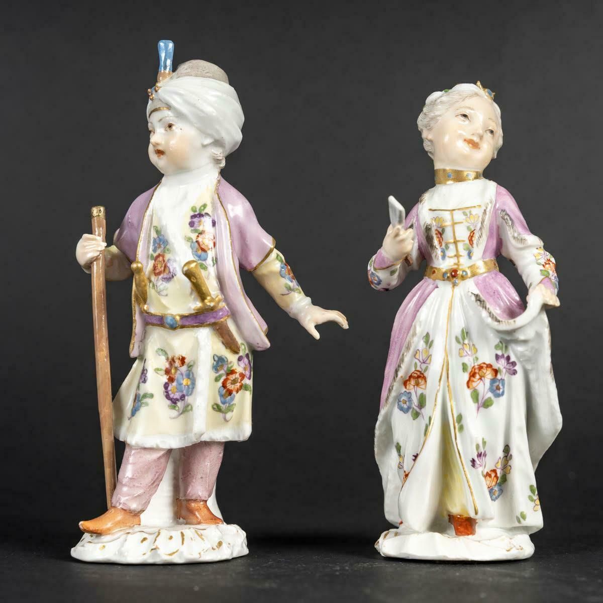 Pair Of 18th Century Meissen Porcelain Subjects. photo furniture