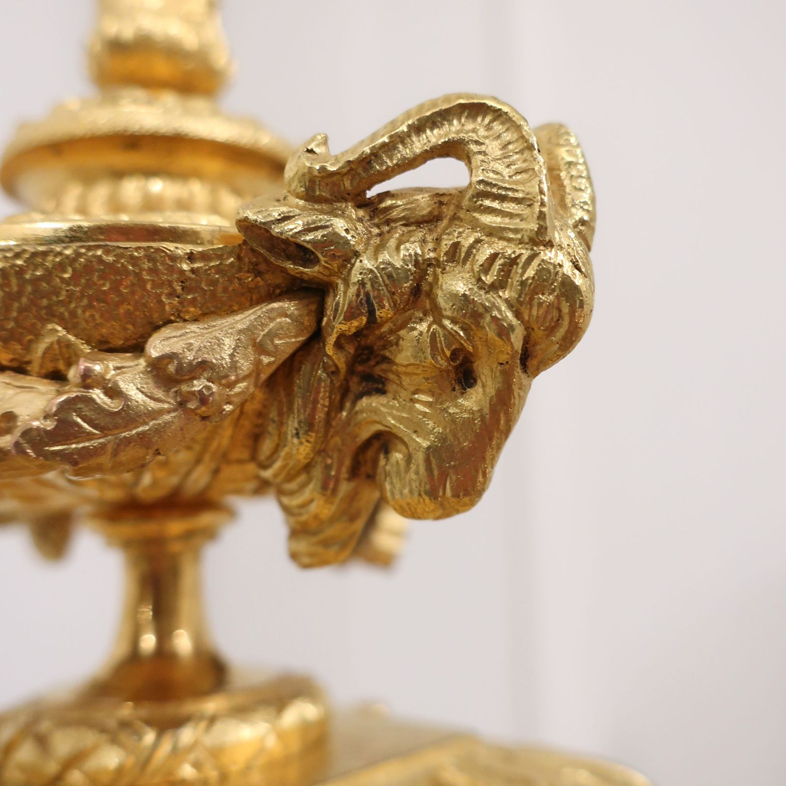 photo for sale French Bronze Gilt & Porcelain Mantel Clock By Japy Freres
