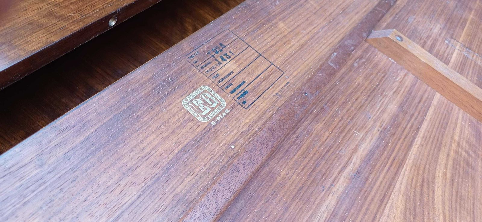 Vintage Mid Century G Plan E. Gomme Teak Extending Dining Table   Vintage Retro Chic photo 795.0