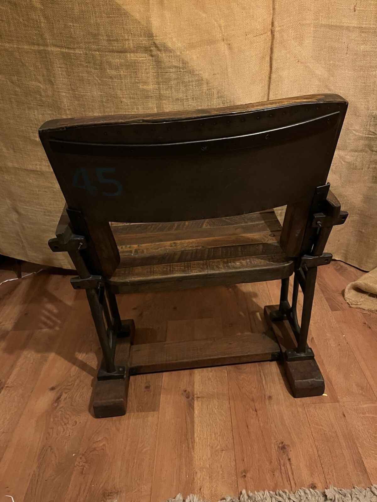 Original Vintage Unique Industrial Style Heavy Duty Folding Chair photo buy