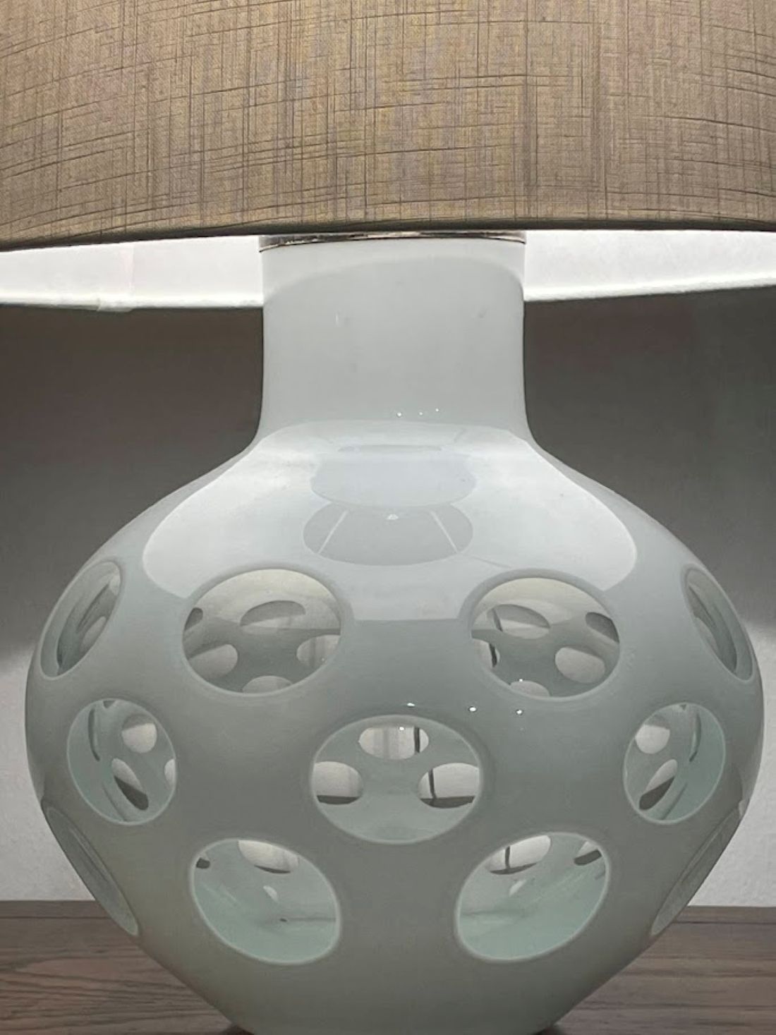 Carlo Nason Glass Table Lamp For Mazzega, Italy 1970's photo 990.0