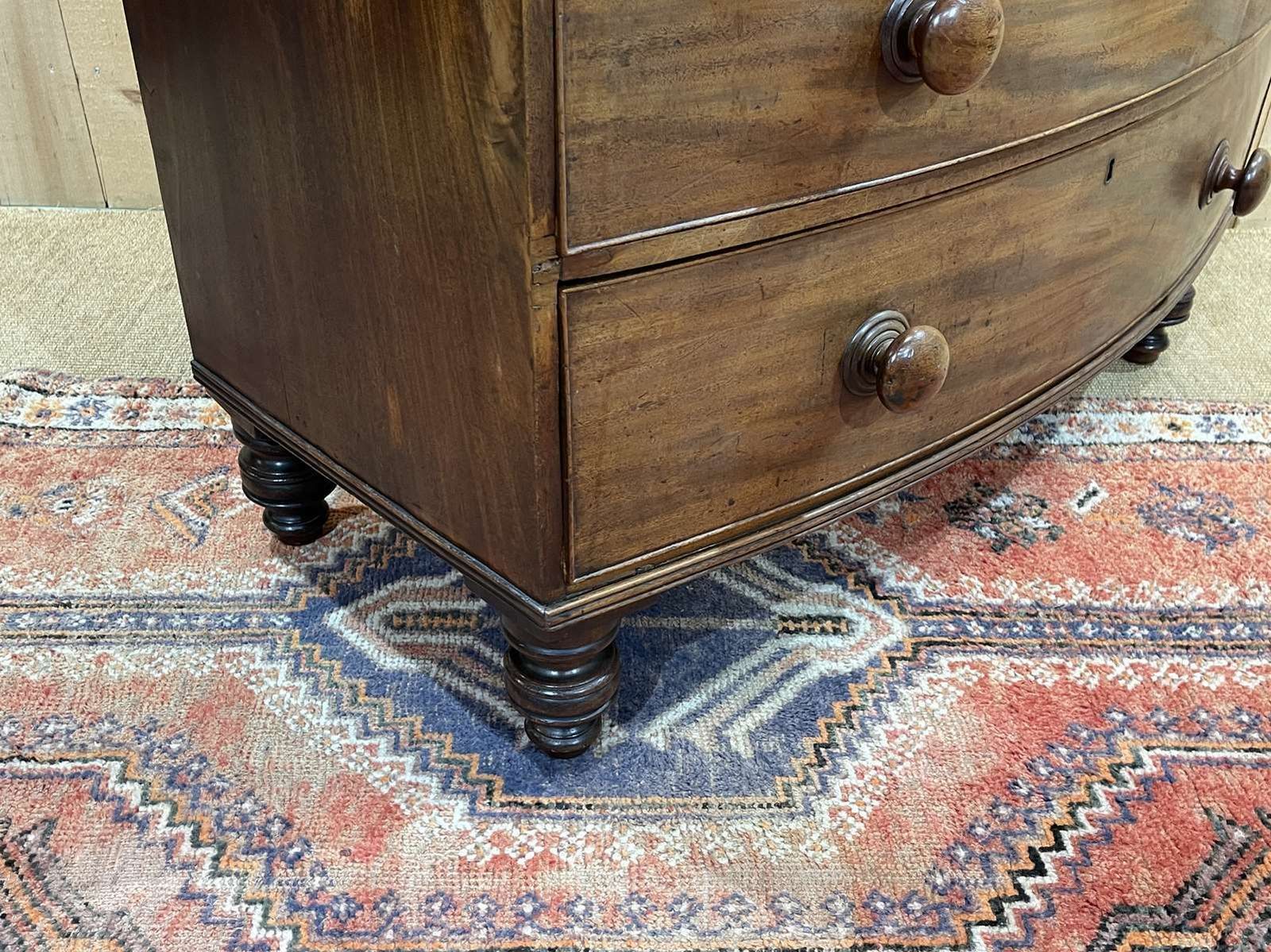 19th Century Victorian Mahogany Chest Of Drawers photo furniture