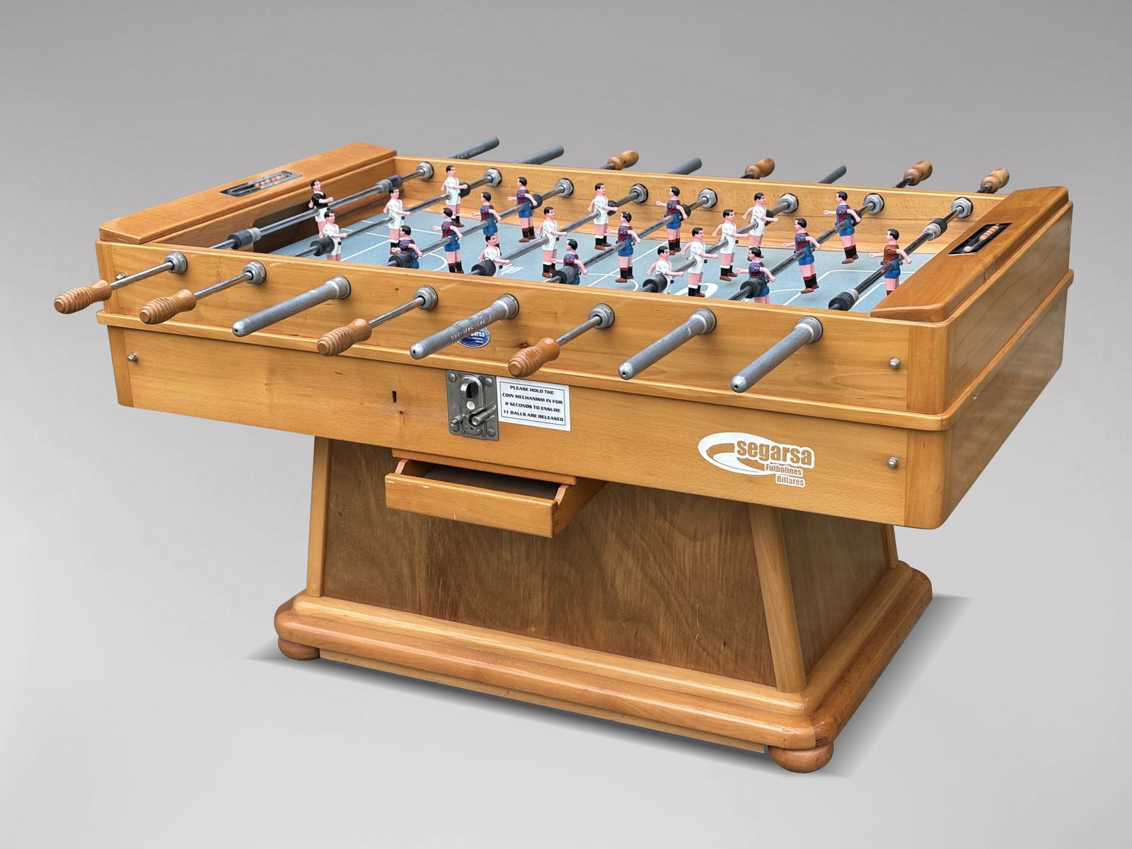 Home Decor Stunning Quality 1980s Spanish Foosball Kicker Table photo
