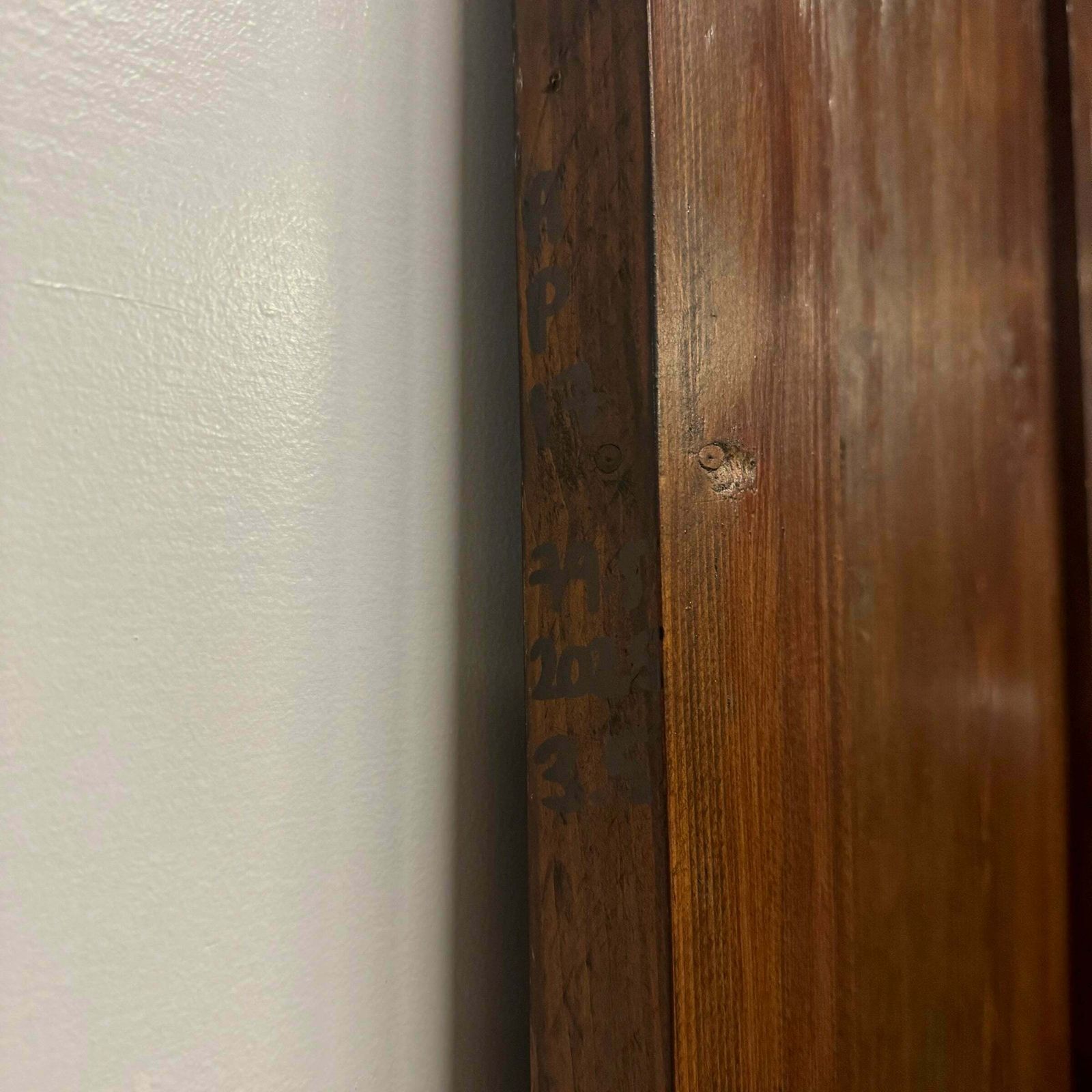Antique Victorian Pine Door   202.5cm X 79.5cm photo vinterior