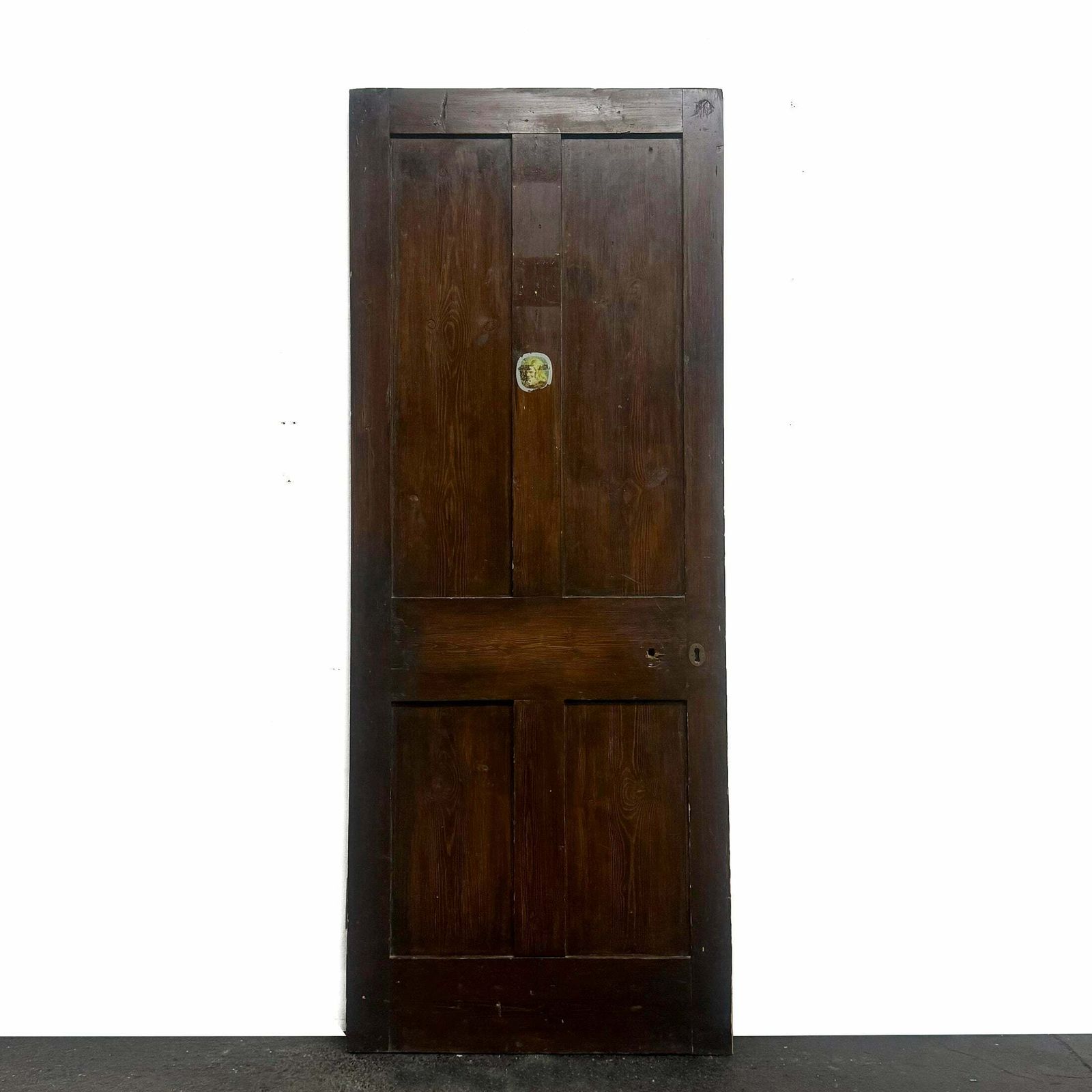 Antique Victorian Pine Door   202cm X 79.5cm