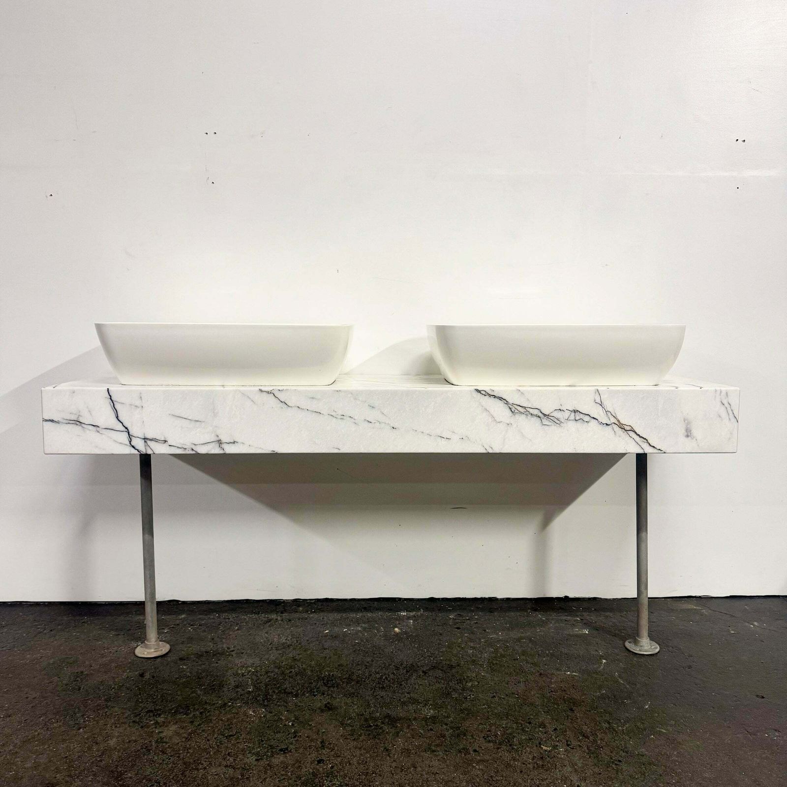 750.0 Twin Sink Unit With Marble Base photo