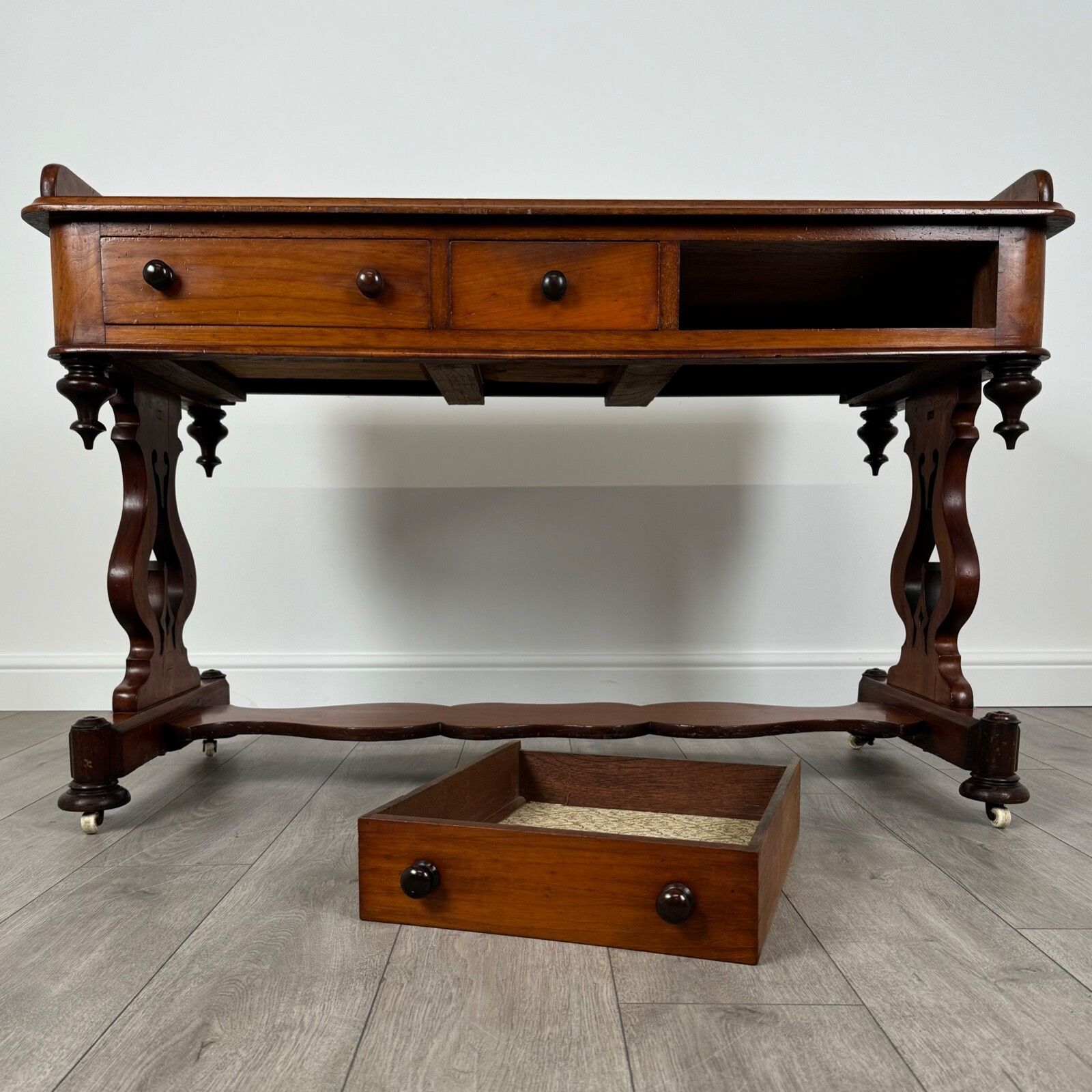 photo for sale Antique 19th Century Mahogany Side Table Of Good Quality