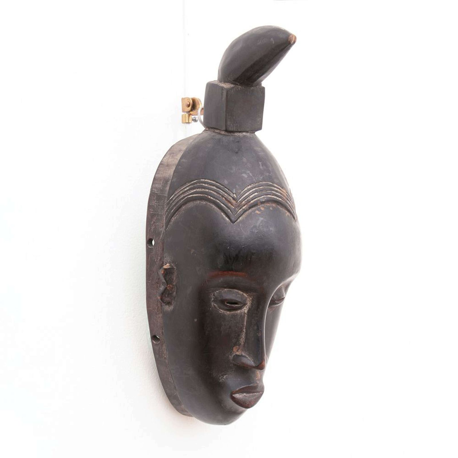 Late 19th Century Antique Tribal Mask From Ivory Coast C.1890 photo furniture