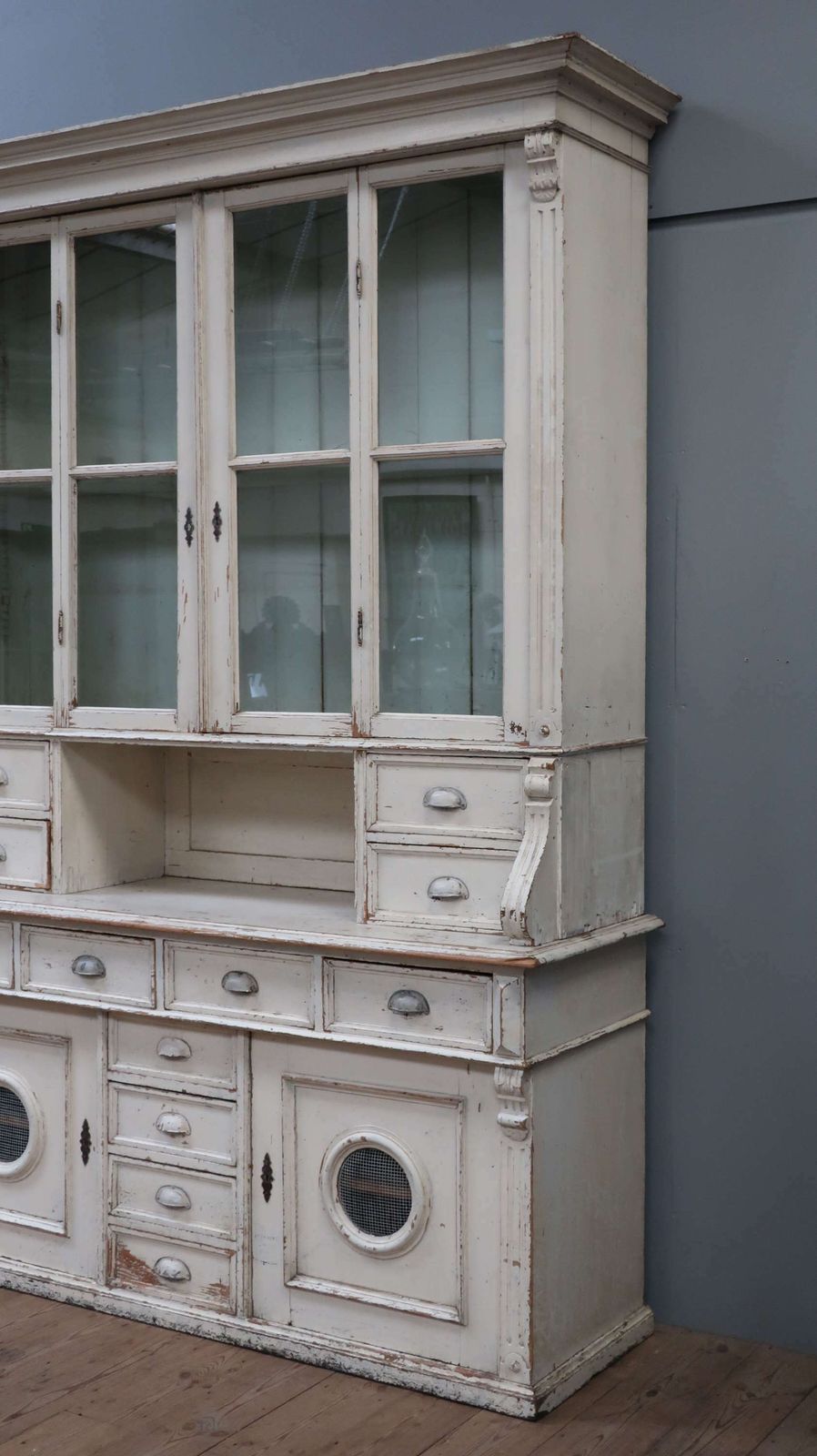 Furniture Huge Country House Dresser C1890 photo