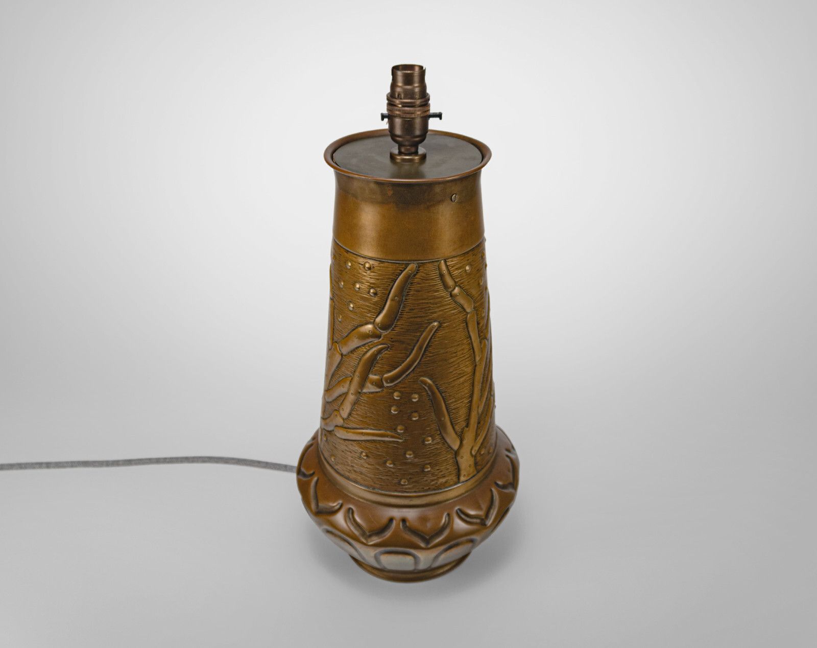 Antique 1910s / 1920s Wmf Bronze Table Lamp With Coral Design – Rewired photo furniture