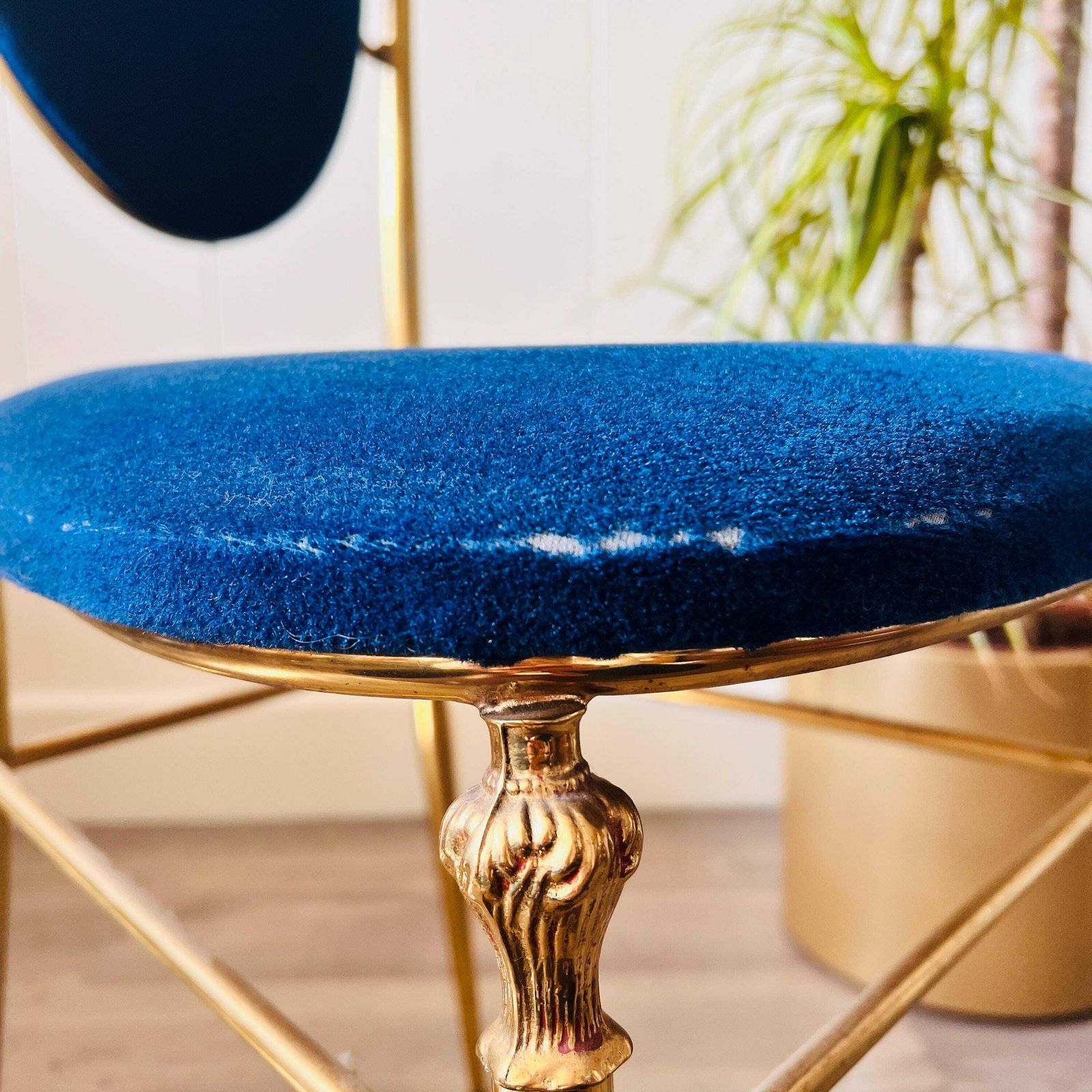Remarkable Brass Chair, Italian Brass Chair, Home Furniture, Interior Design photo buy