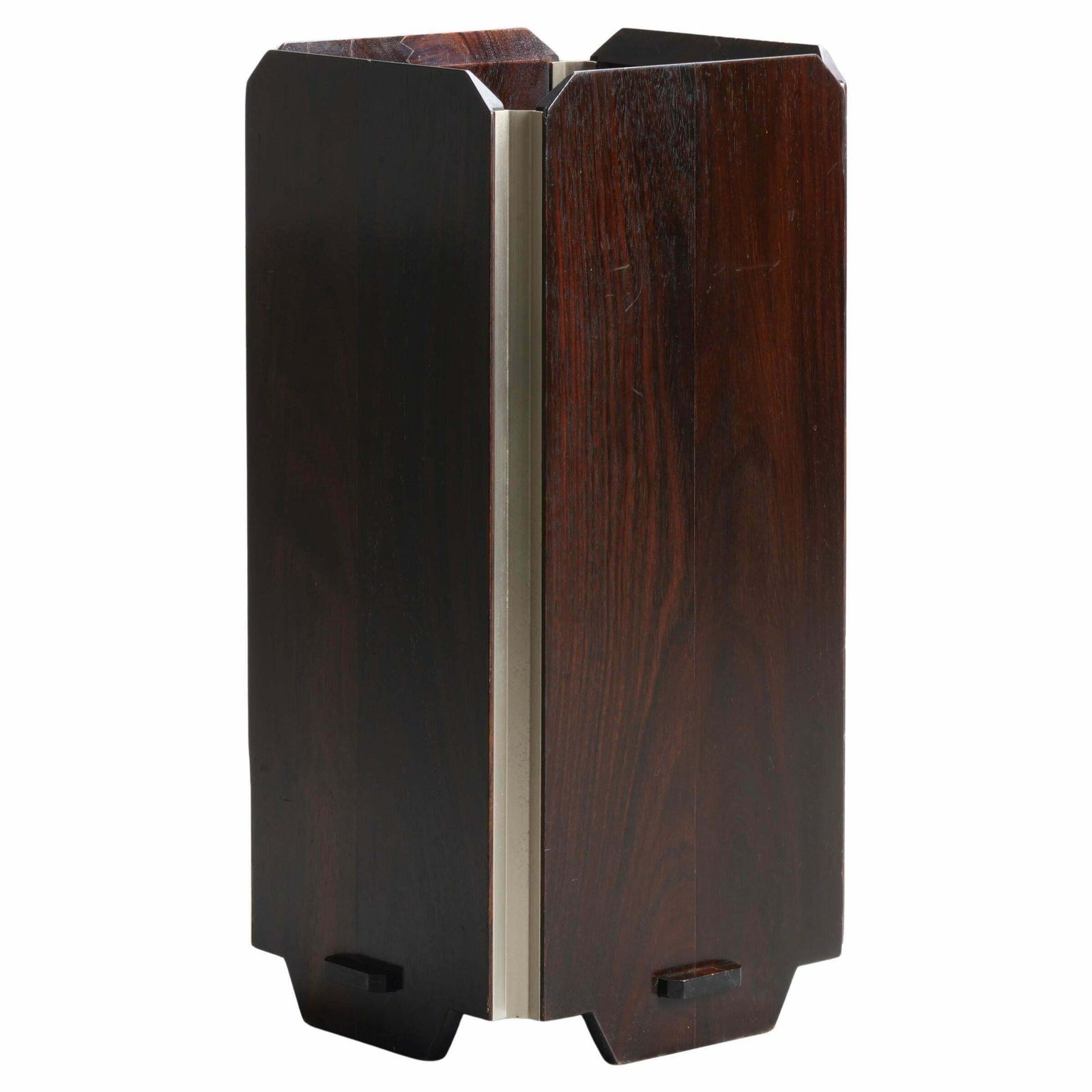 Ico Parisi 'Temide' Umbrella Stand For Stildomus In Wood And Metal, Italy, 1960