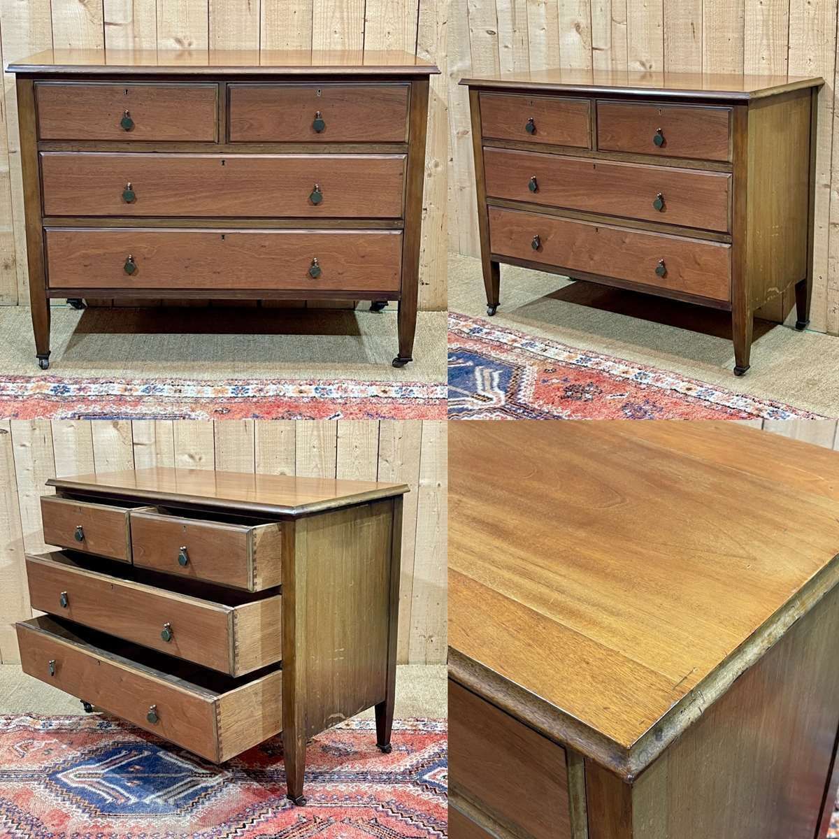 English Mahogany Chest Of Drawers From The 1930s