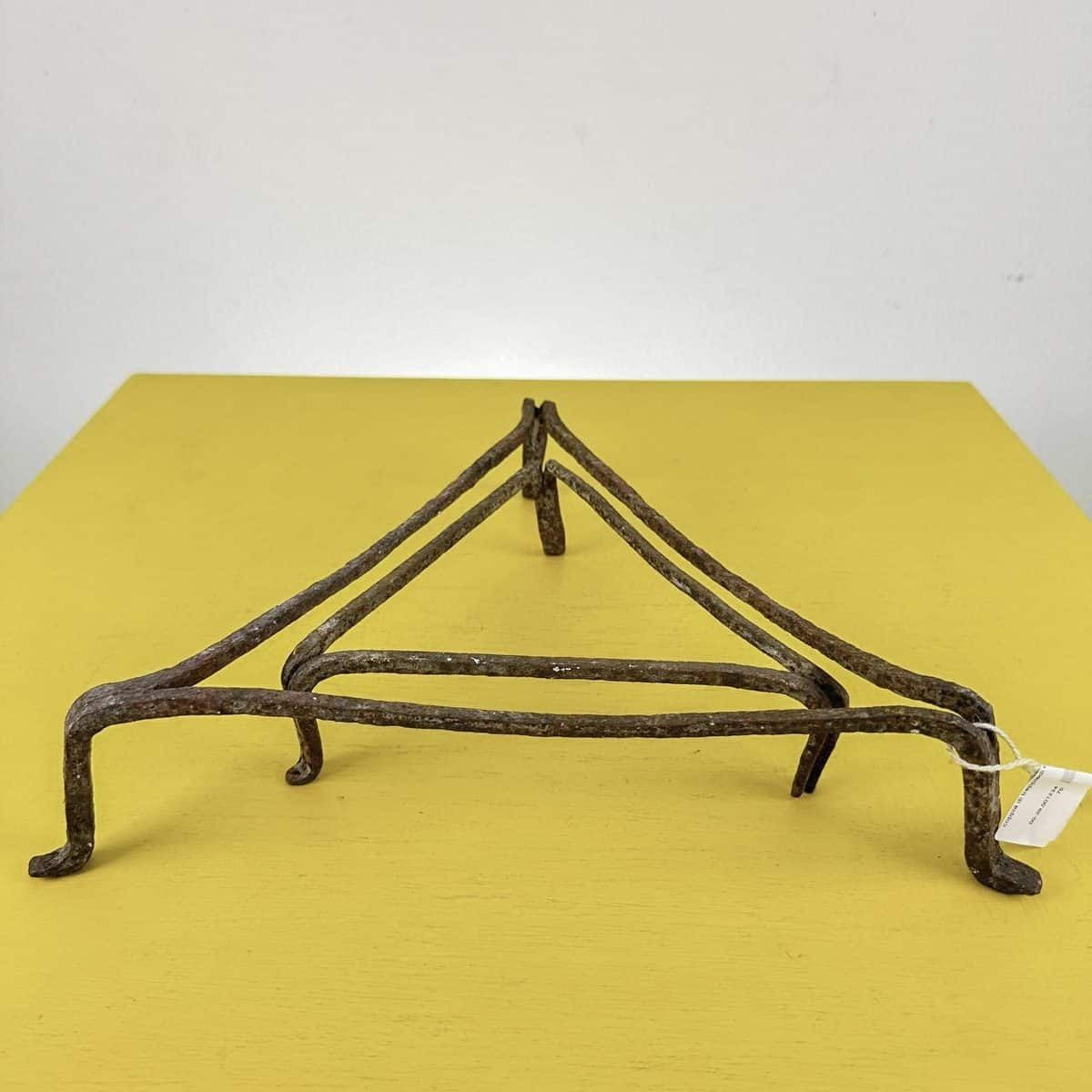 Pair Of Iron Fireplace Tripods